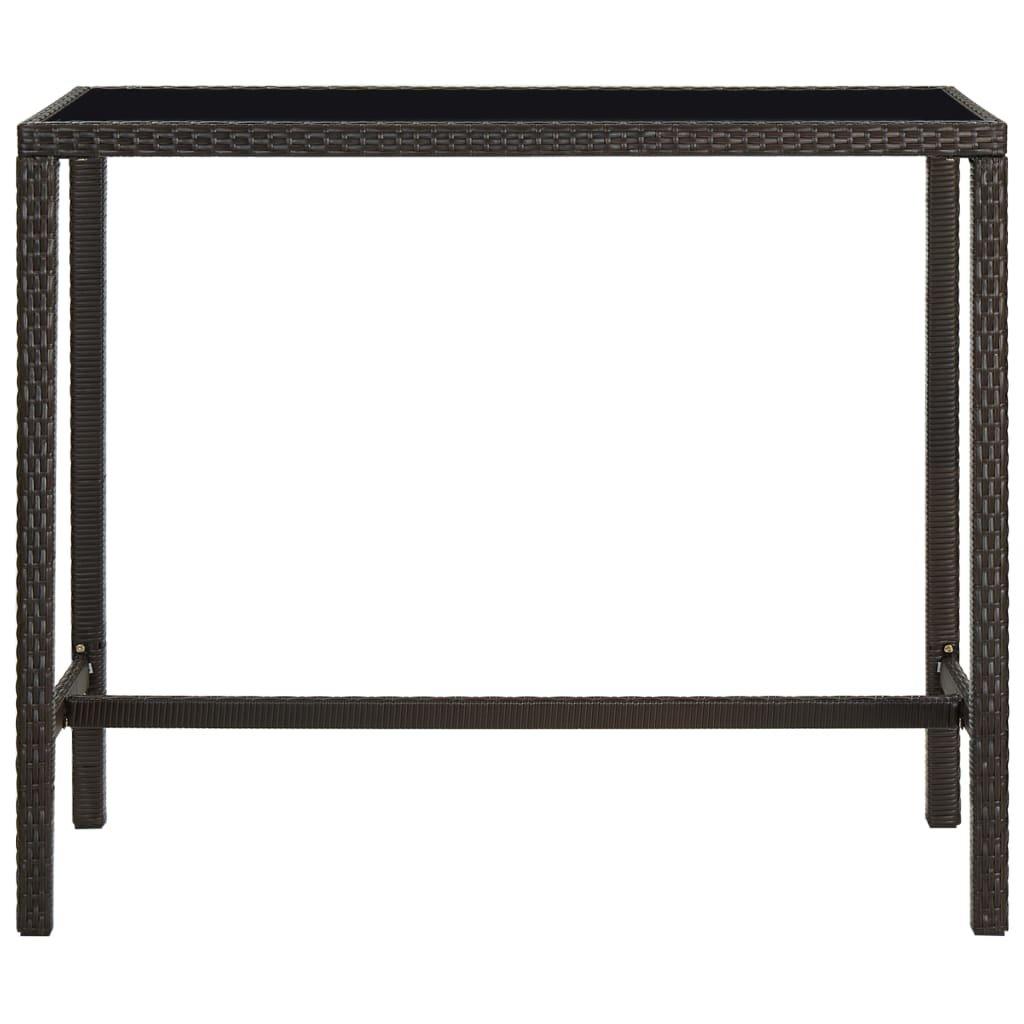VidaXL Bar-set poly-rattan