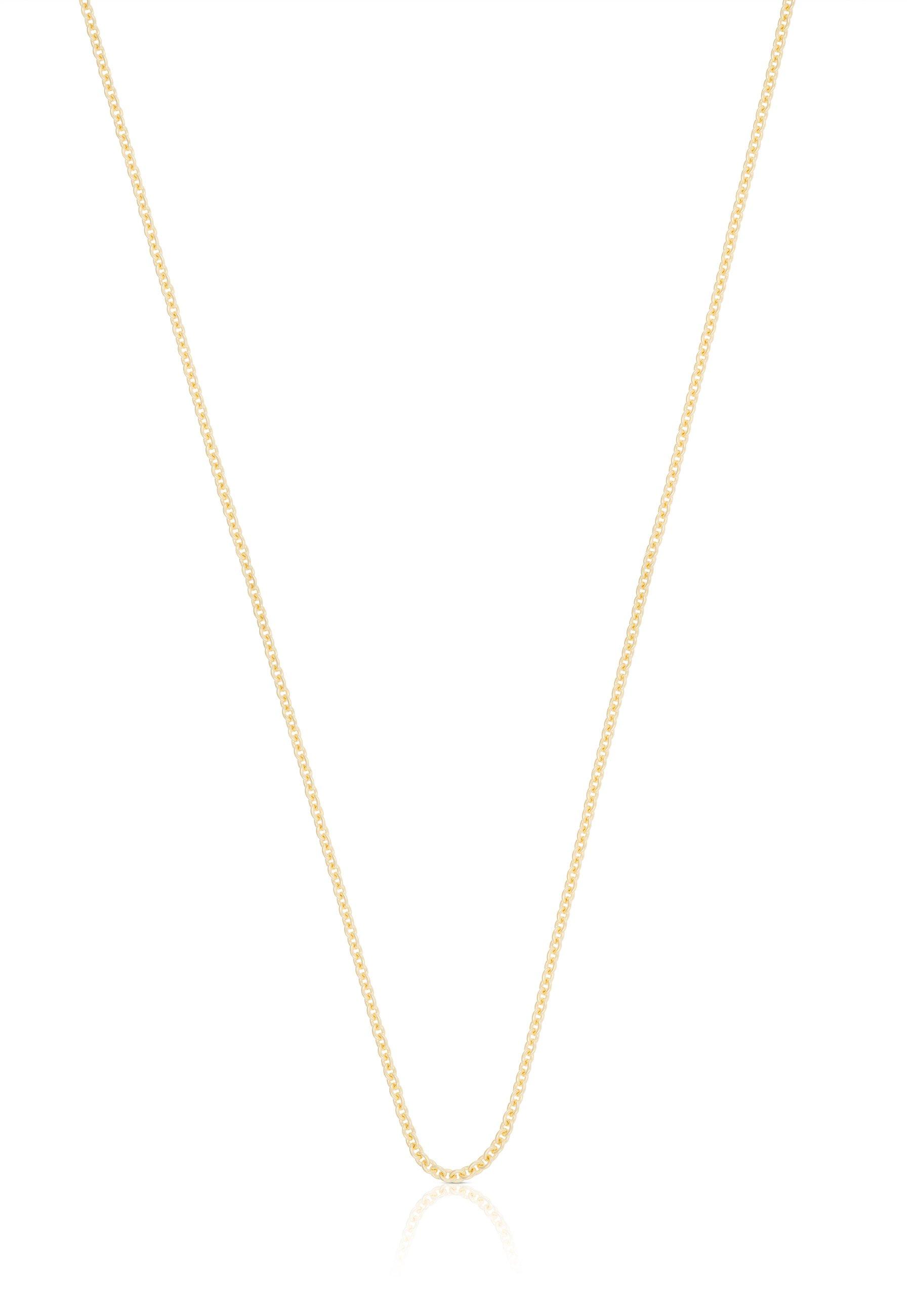 MUAU Schmuck Collier Rundanker Gelbgold 375, 1.3mm, 55cm
