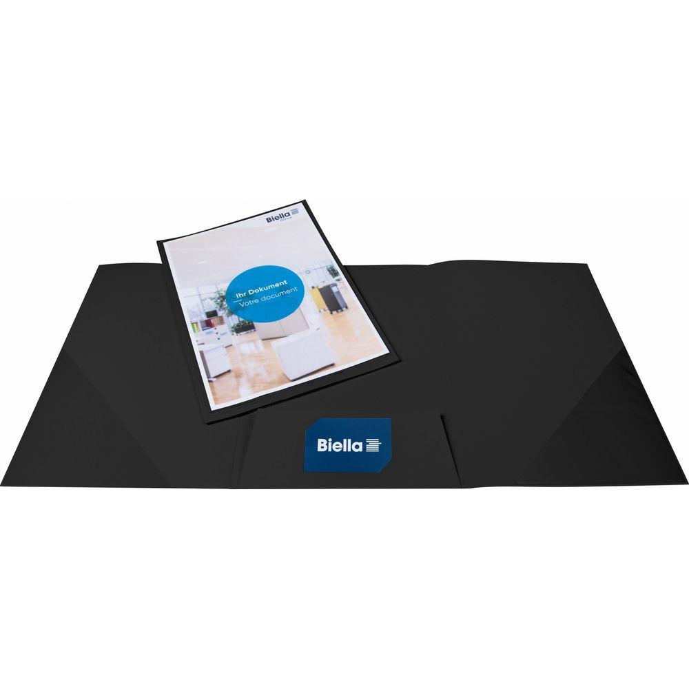 Biella BIELLA Präsentationsmappe Pearl#3 A4 186421.02 schwarz, Sichttasche 40 Bl.