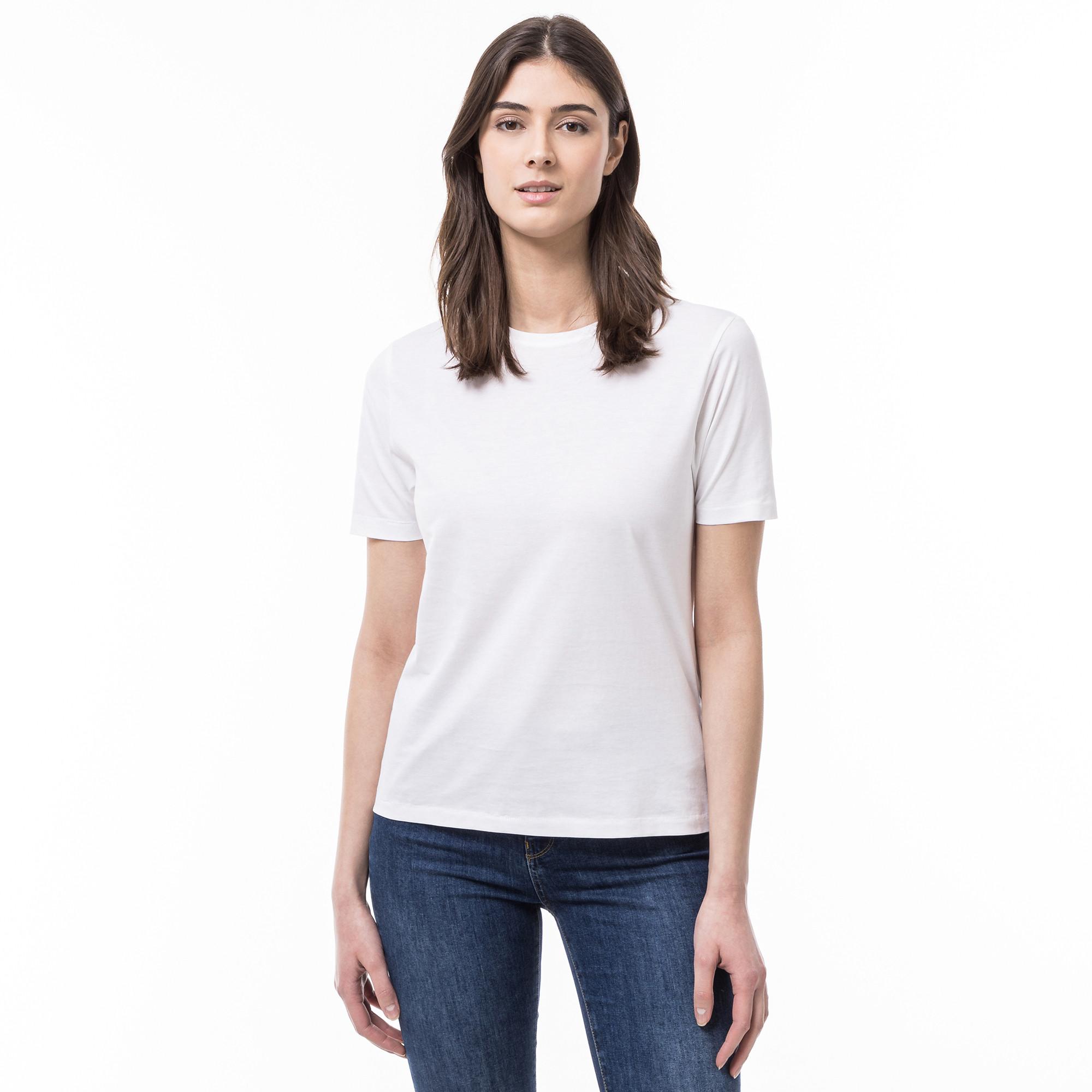 Manor Woman Pima Kurzarm T-Shirt