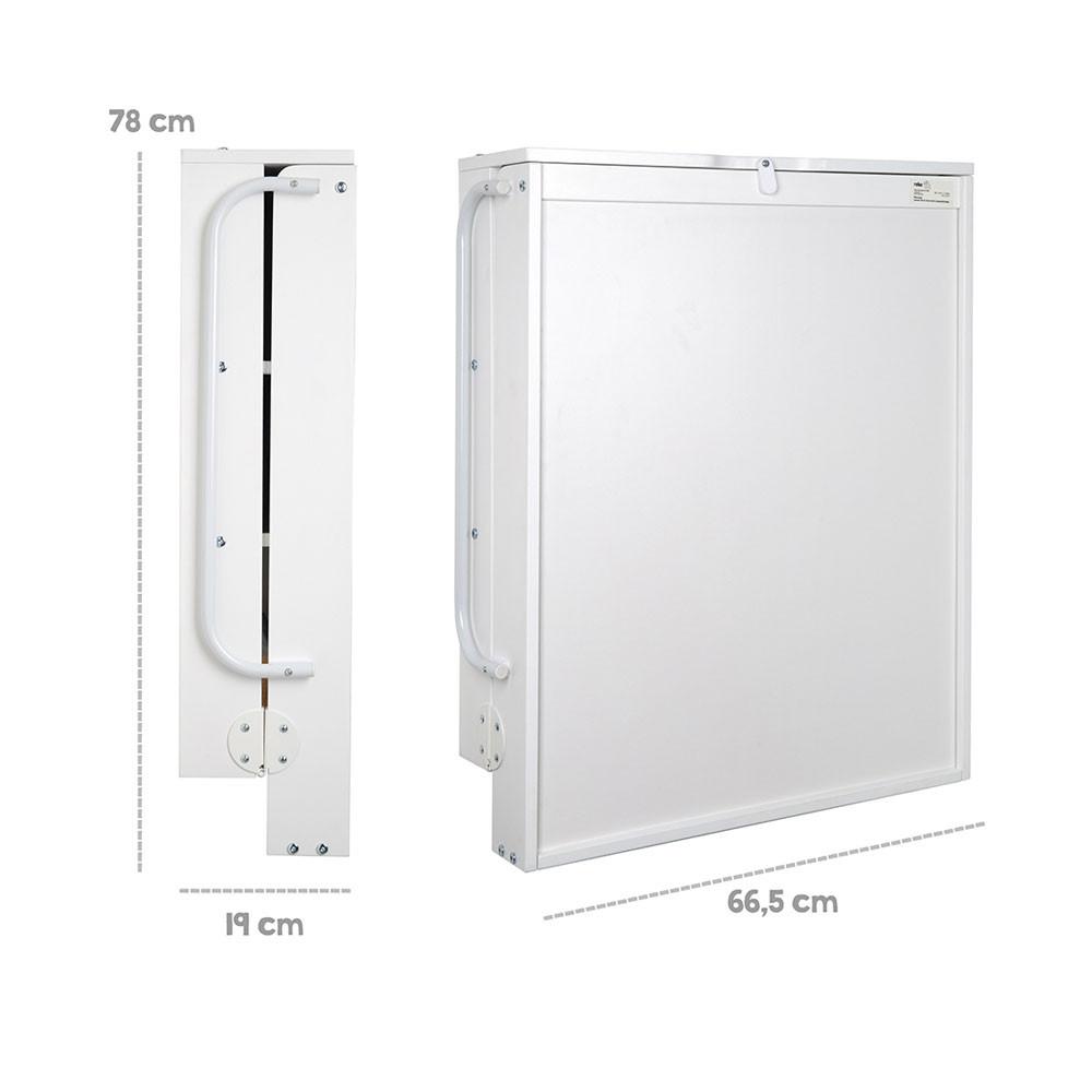 roba Wandwickelregal inkl. Wickelauflage weiss