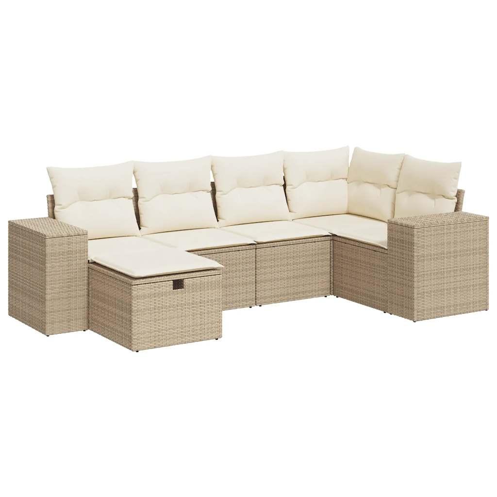VidaXL Gartensofa set poly-rattan