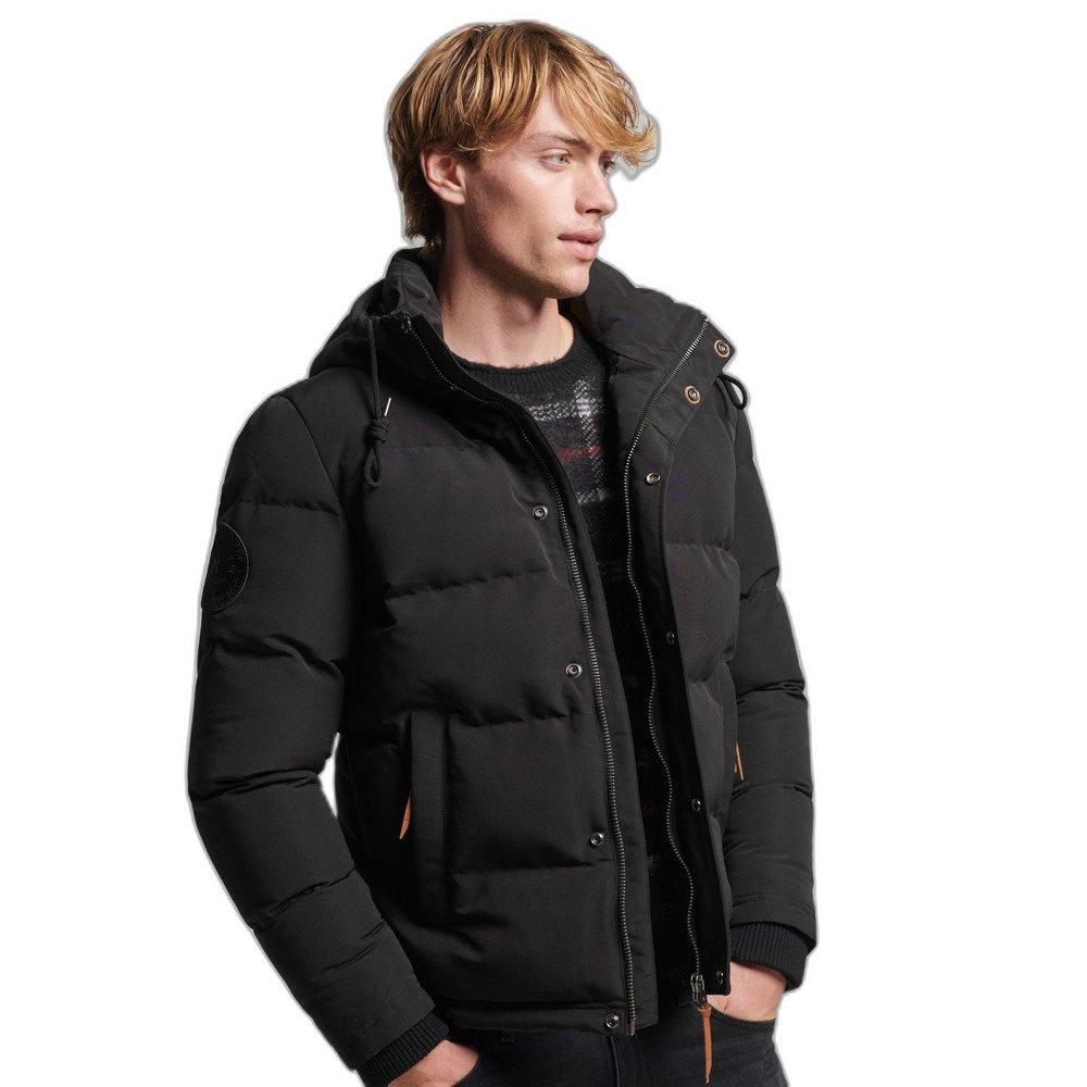 Superdry daunenjacke mit kapuze everest