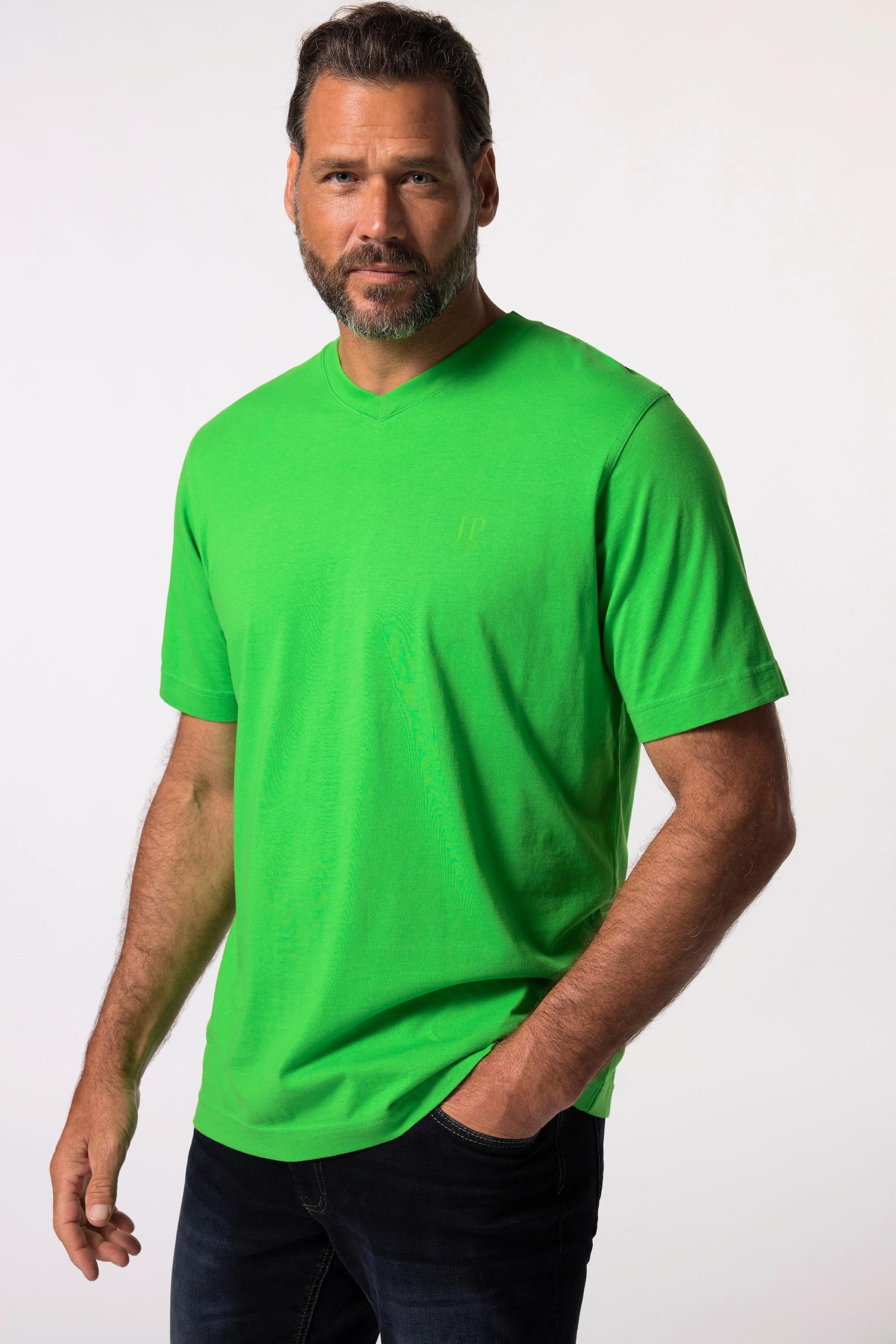 JP1880 Basic V-Ausschnitt Halbarm T-Shirts 2er-Pack