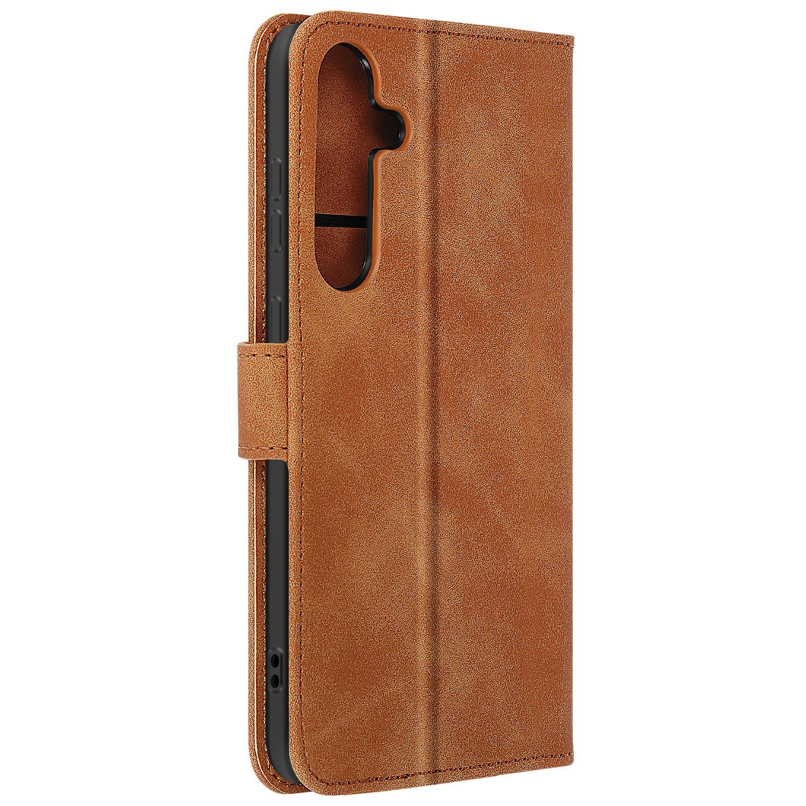 Avizar Soft-Touch Etui Samsung S23 FE Hellbraun