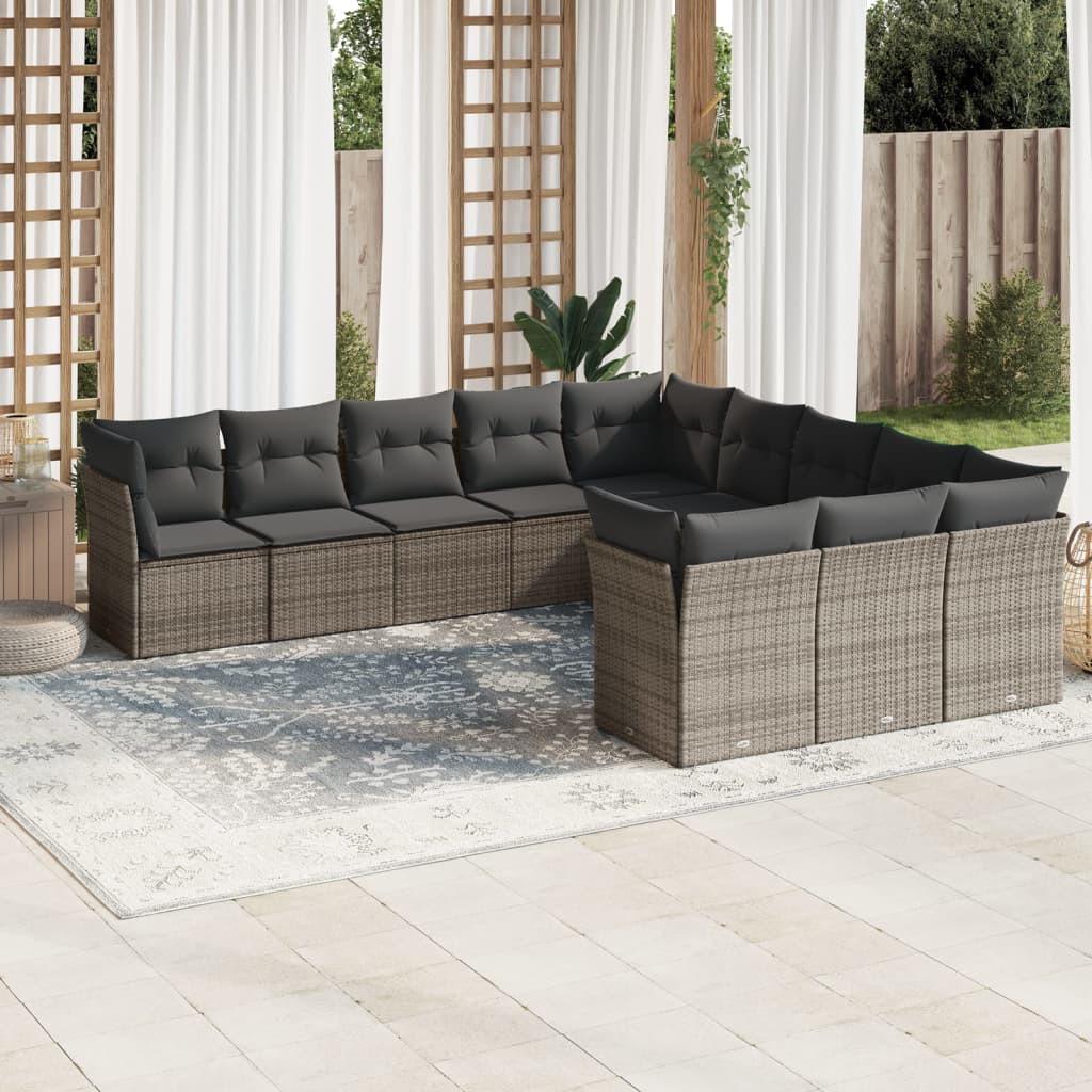 VidaXL Garten sofagarnitur poly-rattan