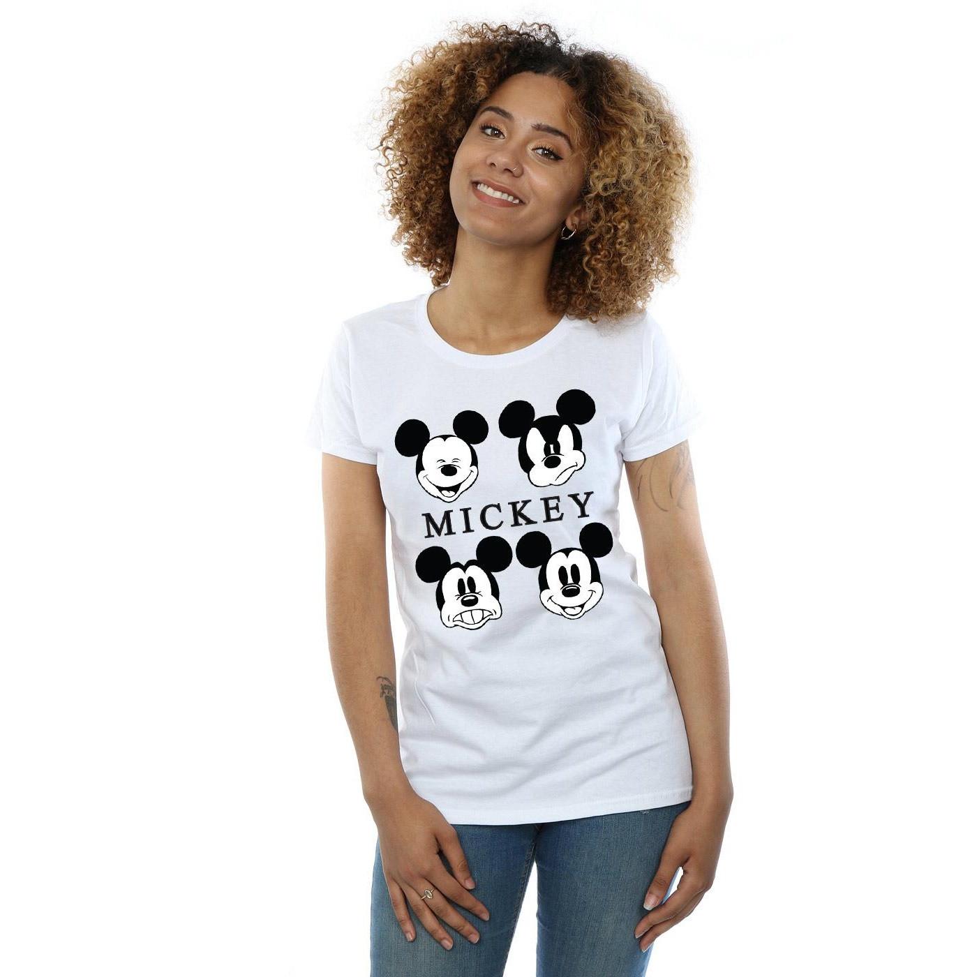Disney Mickey Mouse Expressions Print T-Shirt