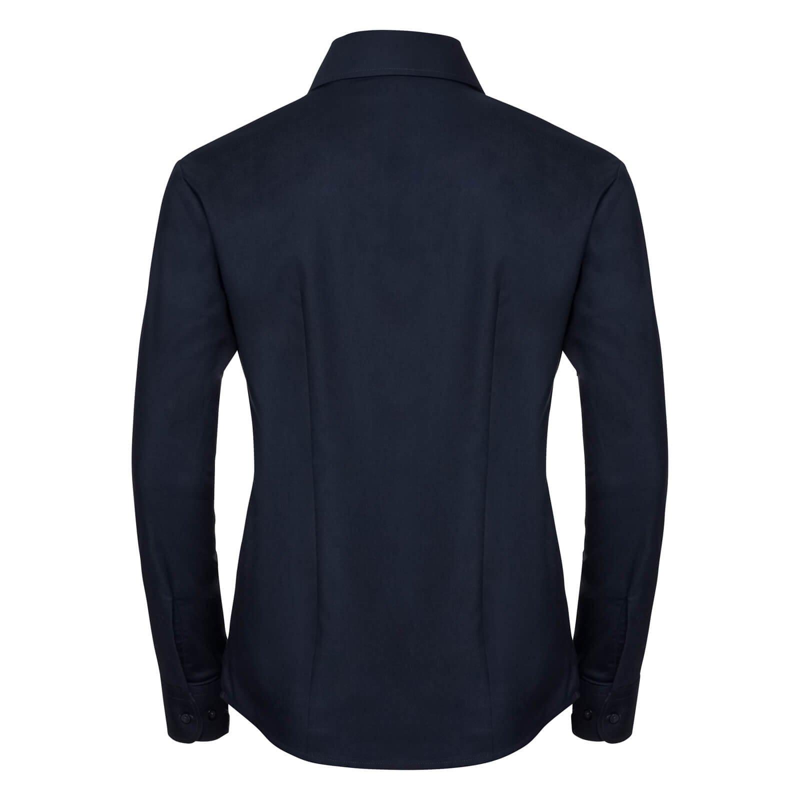 Russell Easy Care Oxford Langarmbluse