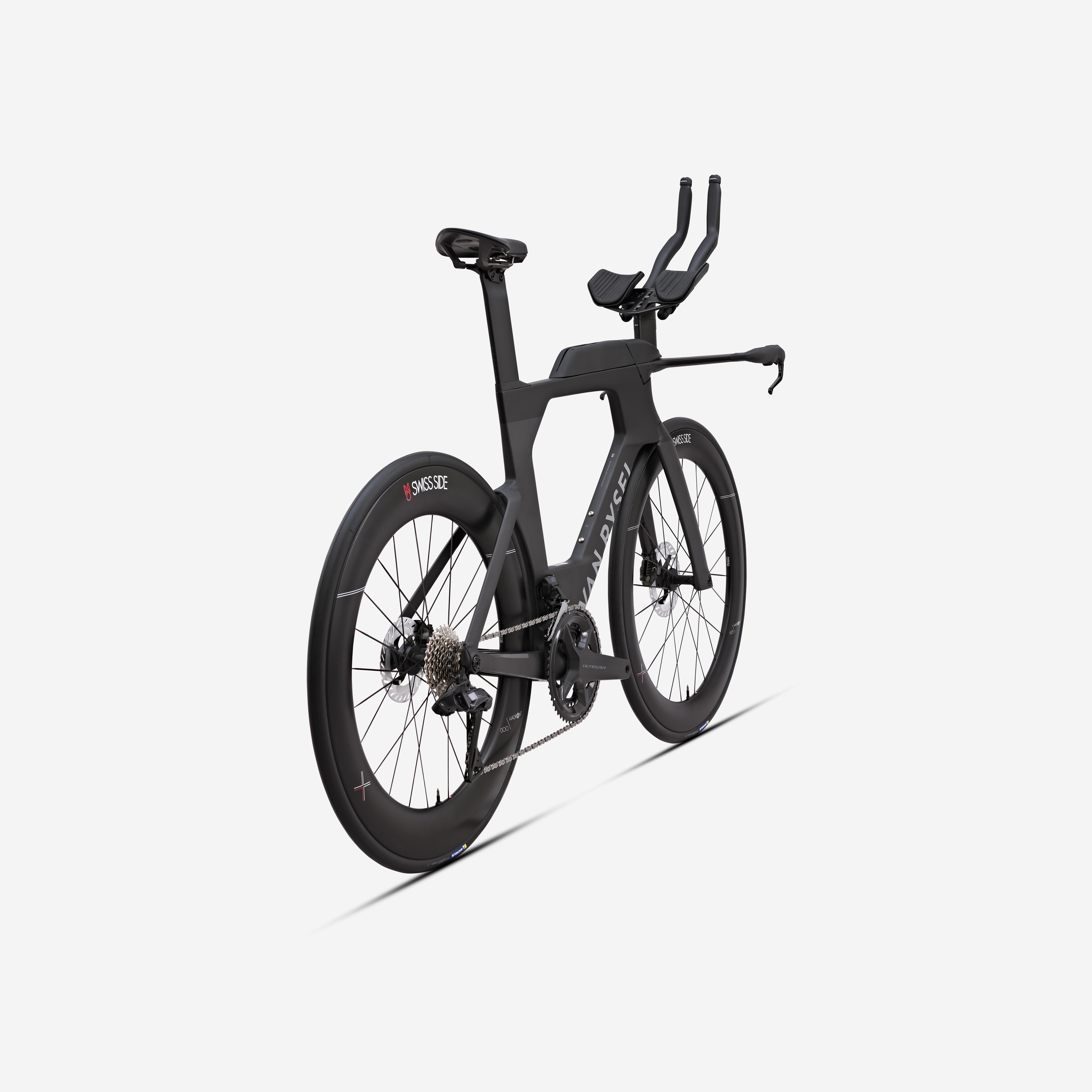 VAN RYSEL Rennrad - Zeitfahrrad XCR TRI Shimano Ultegra Di2 transparent
