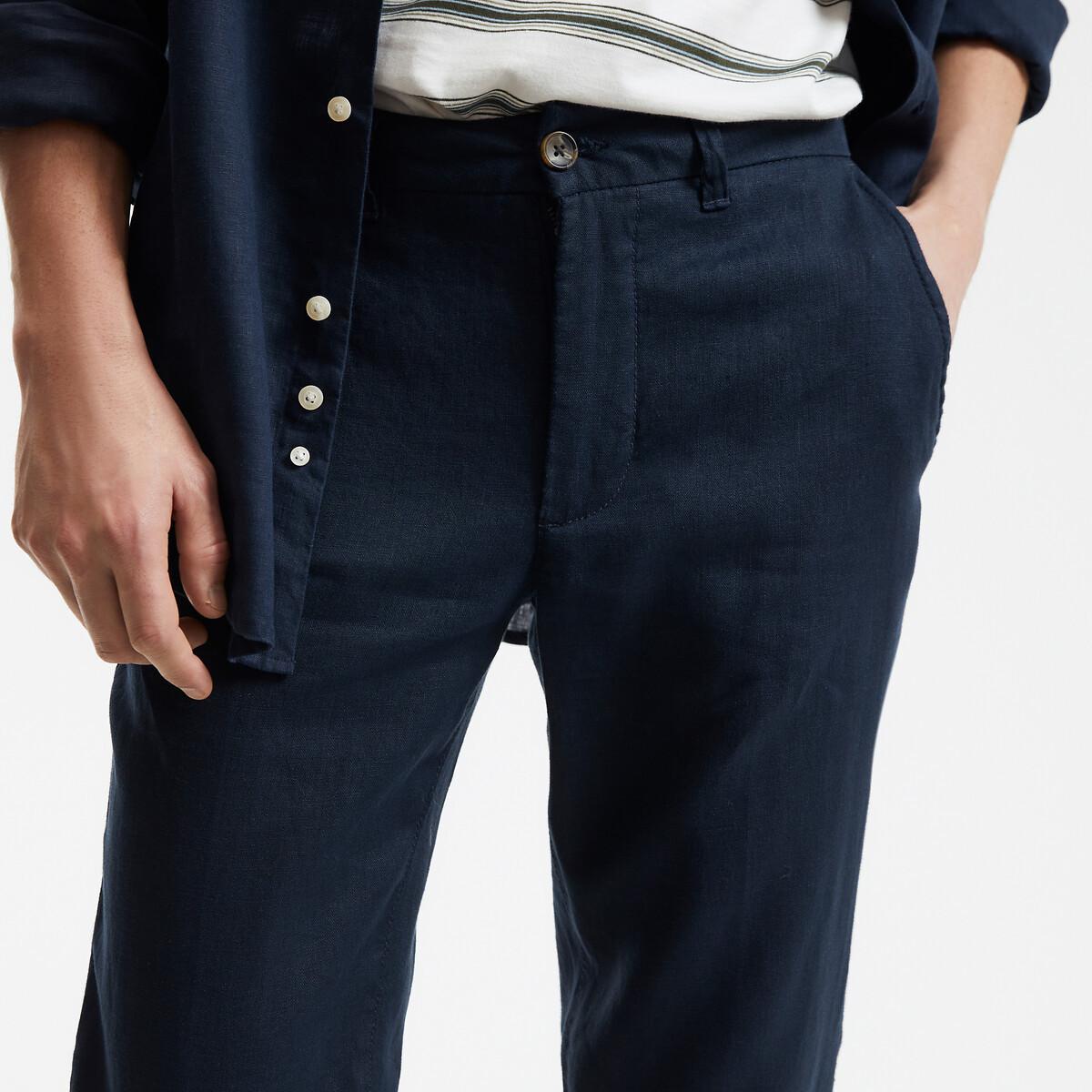 La Redoute Collections Leinen Straight Leg Hose