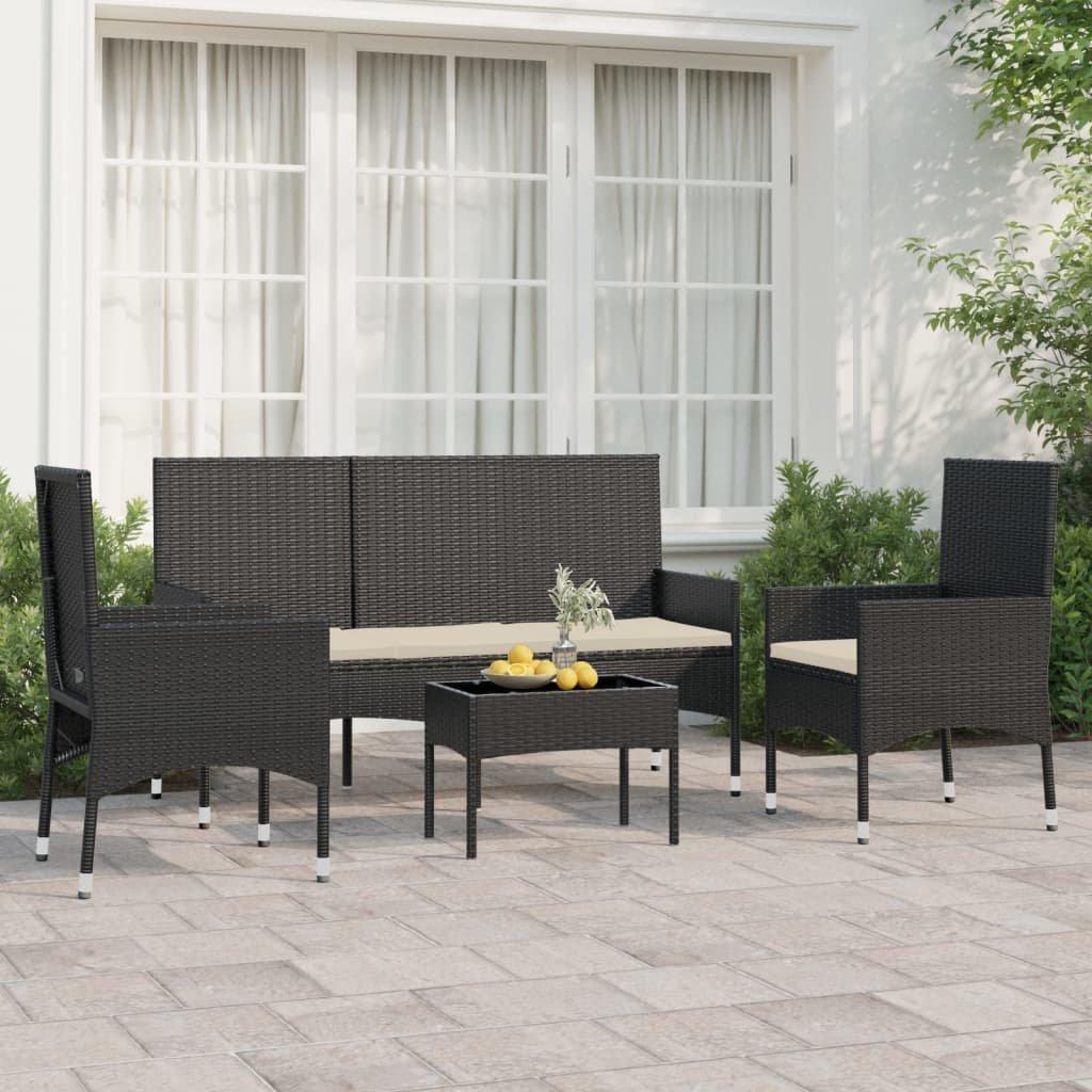 VidaXL Garten lounge set poly-rattan