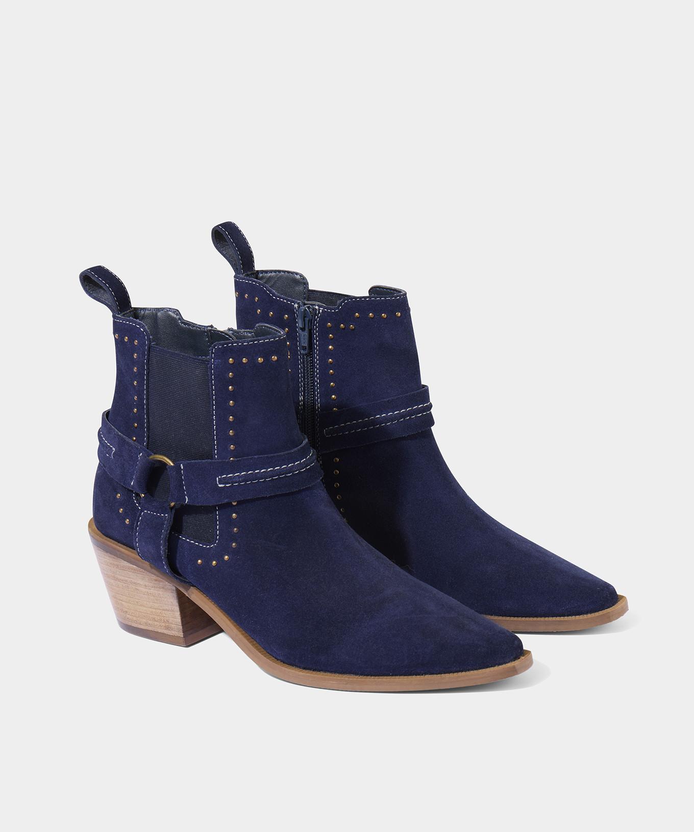 Joe Browns Nietenbesetzte Premium-Wildleder-Stiefeletten