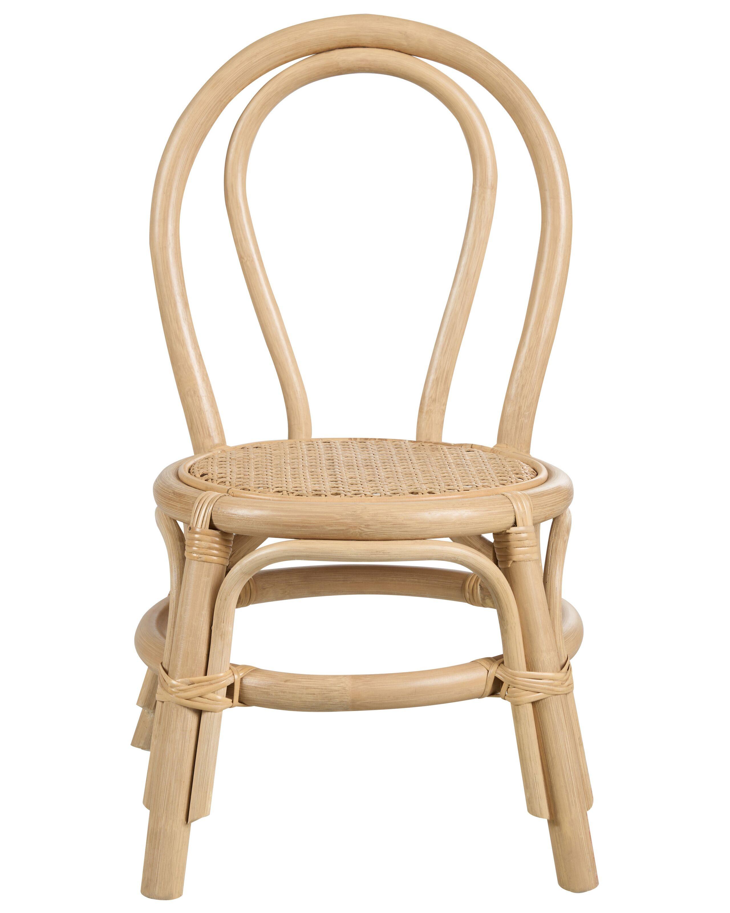 Beliani Kindersessel aus Rattan Boho KALIVIA