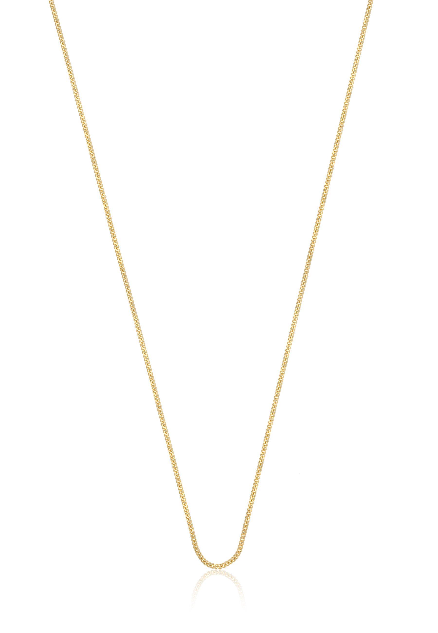 MUAU Schmuck Collier Panzer Gelbgold 750, 1mm, 50cm