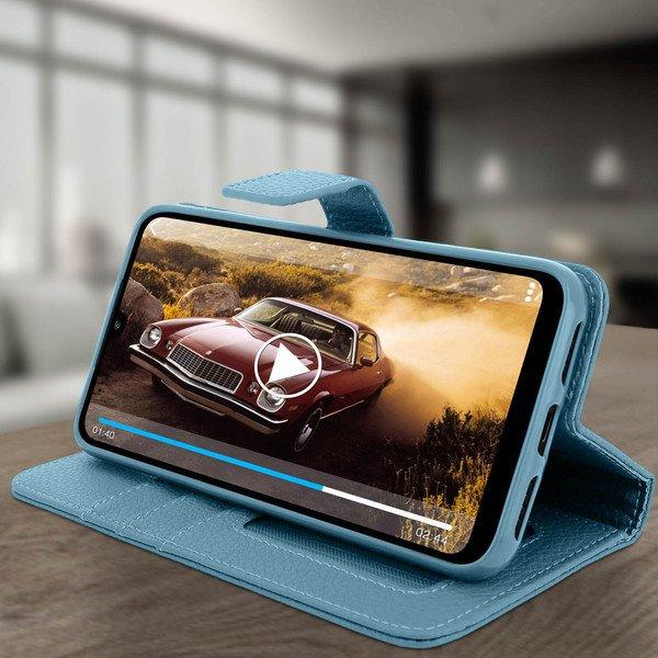 Avizar Flip Bookcover Xiaomi Redmi 7 Blau