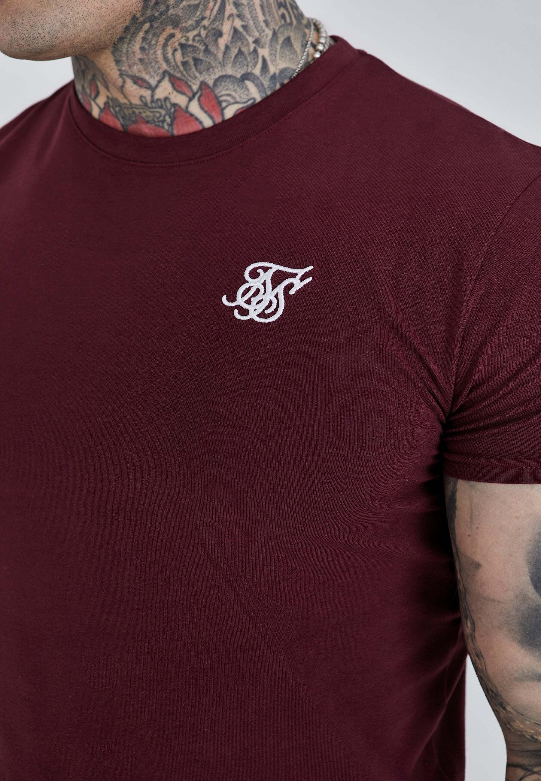 Sik Silk Kurzarm Muscle Fit T-Shirt