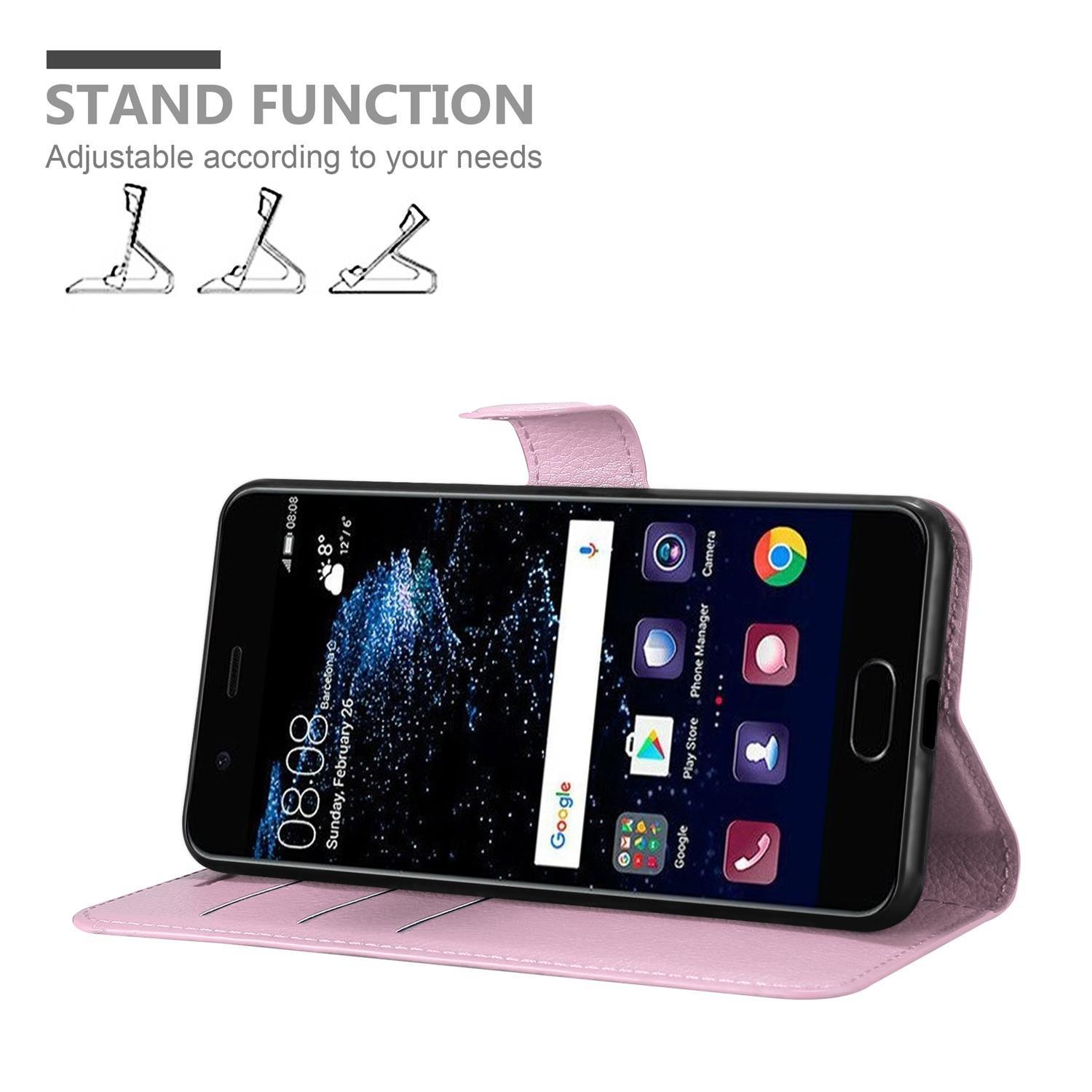 Cadorabo Hülle für Huawei P10 Standfunktion, Kartenfach