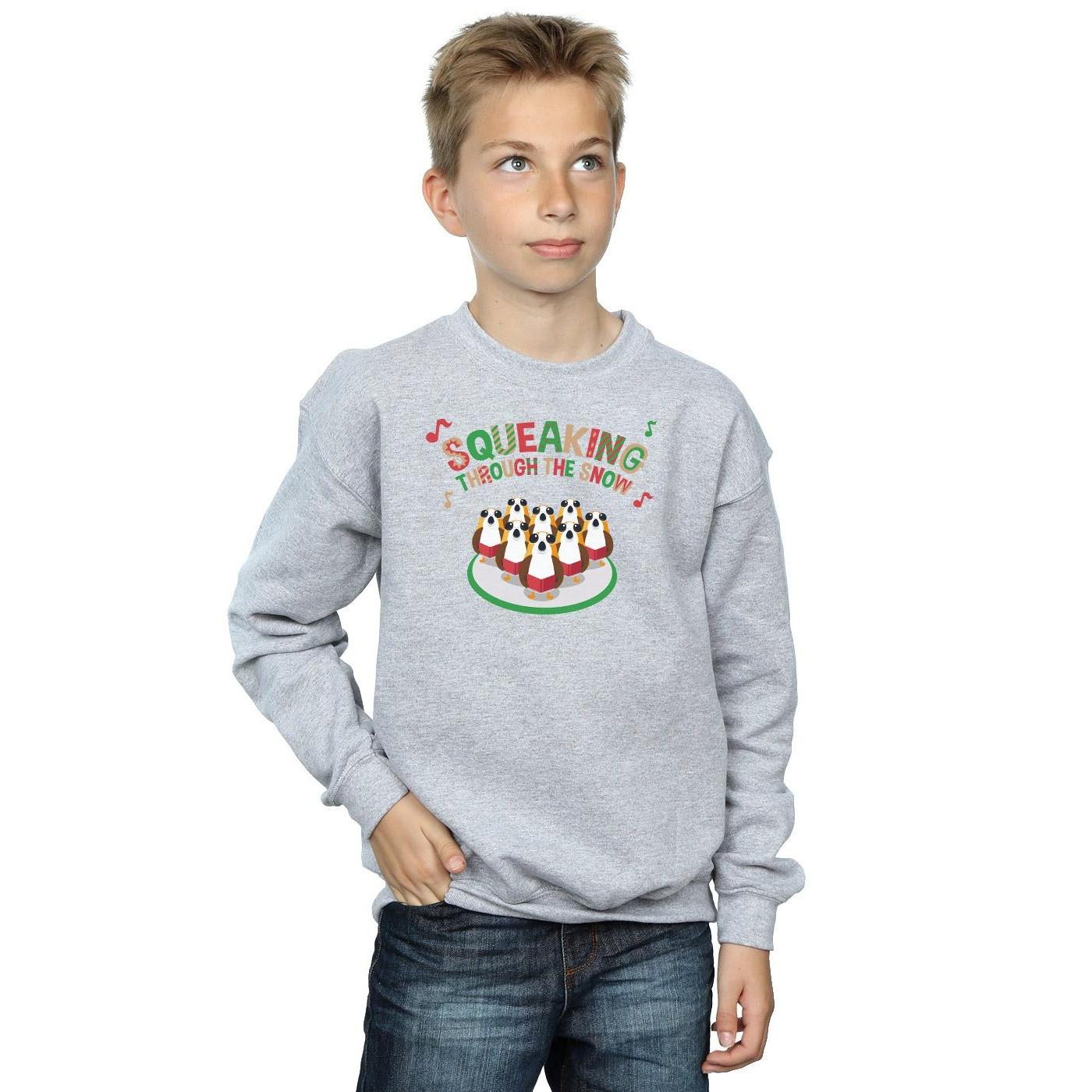 STAR WARS The Last Jedi Squeaking Rolling Through The Snow Sweatshirt