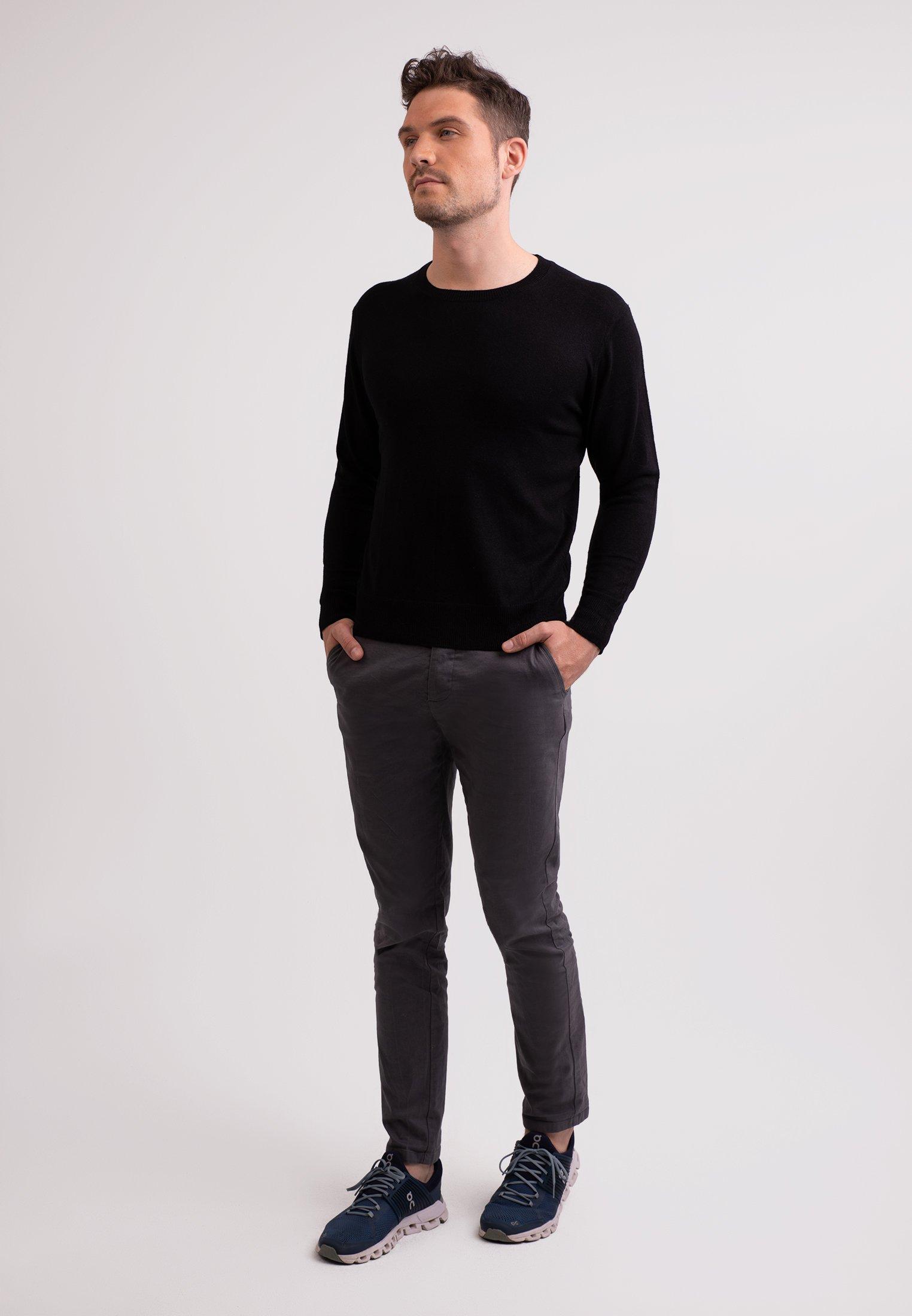 CASH-MERE.CH Kaschmir Rundhals Pullover