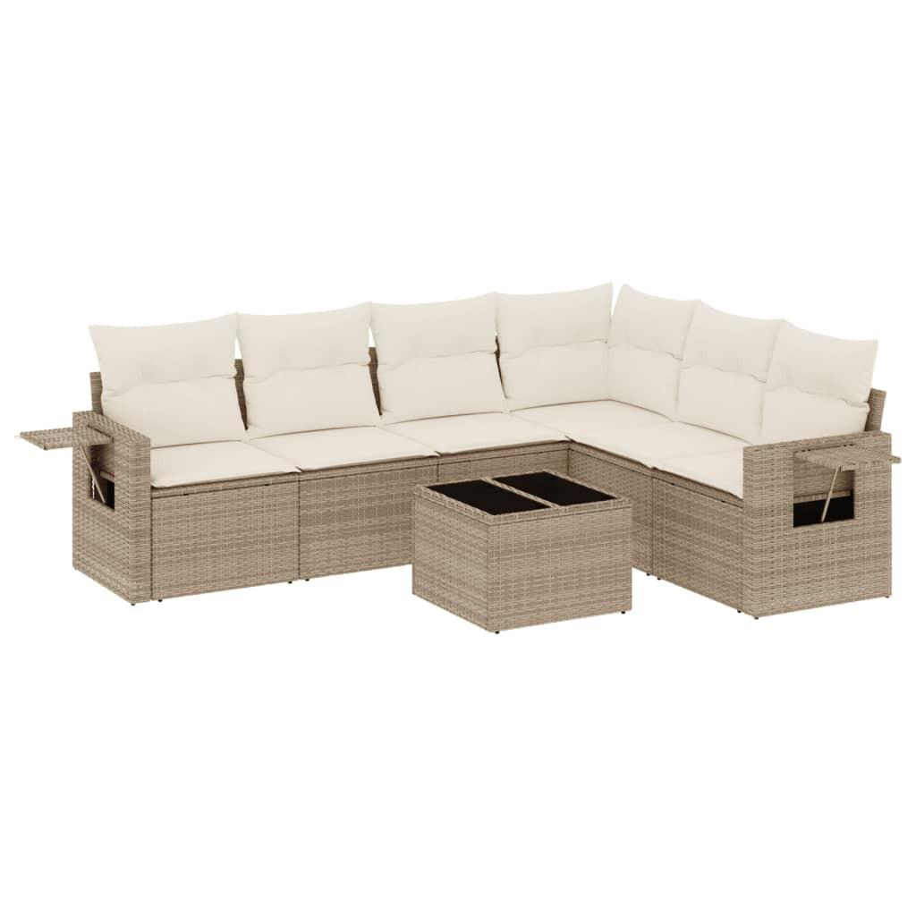 VidaXL Garten sofagarnitur poly-rattan
