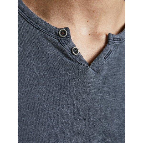 JACK & JONES JJESPLIT Neck Tee Kurzarm T-Shirt