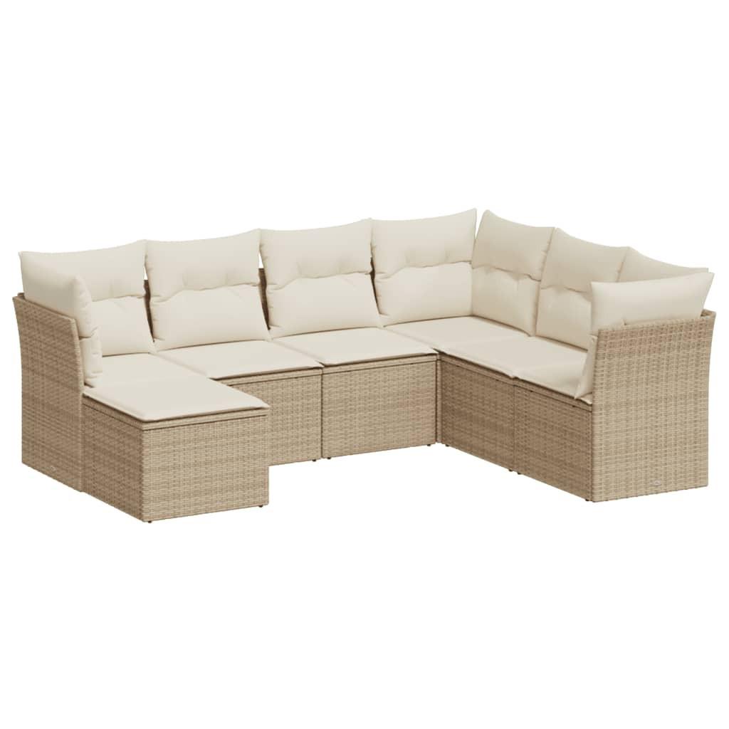 VidaXL Garten sofagarnitur poly-rattan