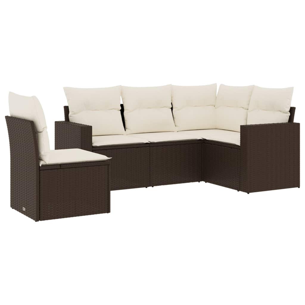 VidaXL Garten sofagarnitur poly-rattan