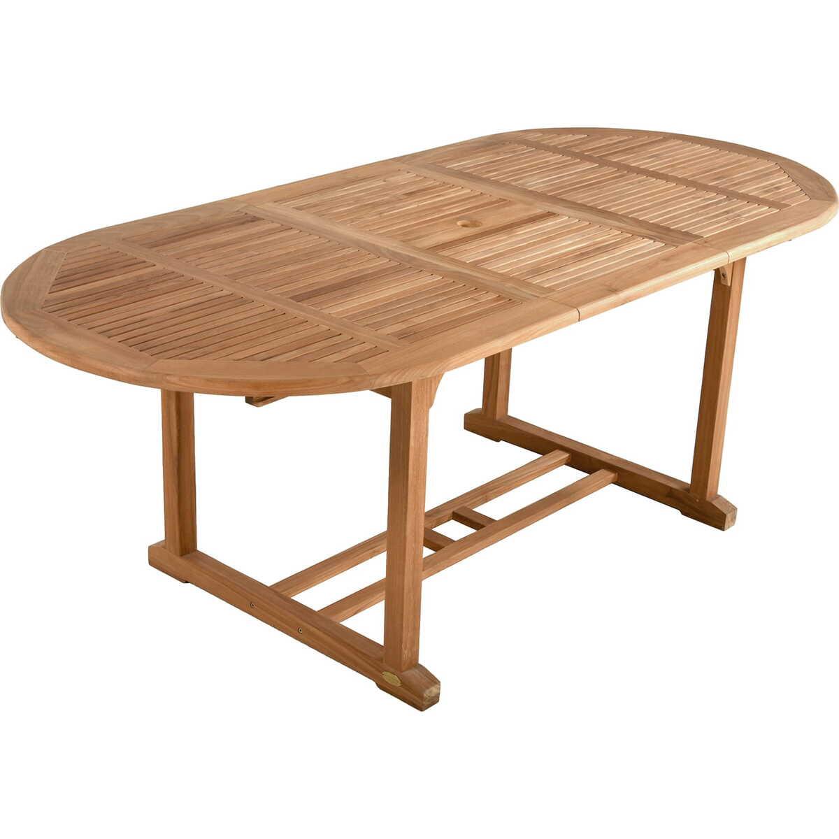 mutoni pleasure Garten Essgruppe Solo II Teak natur (7-tlg)