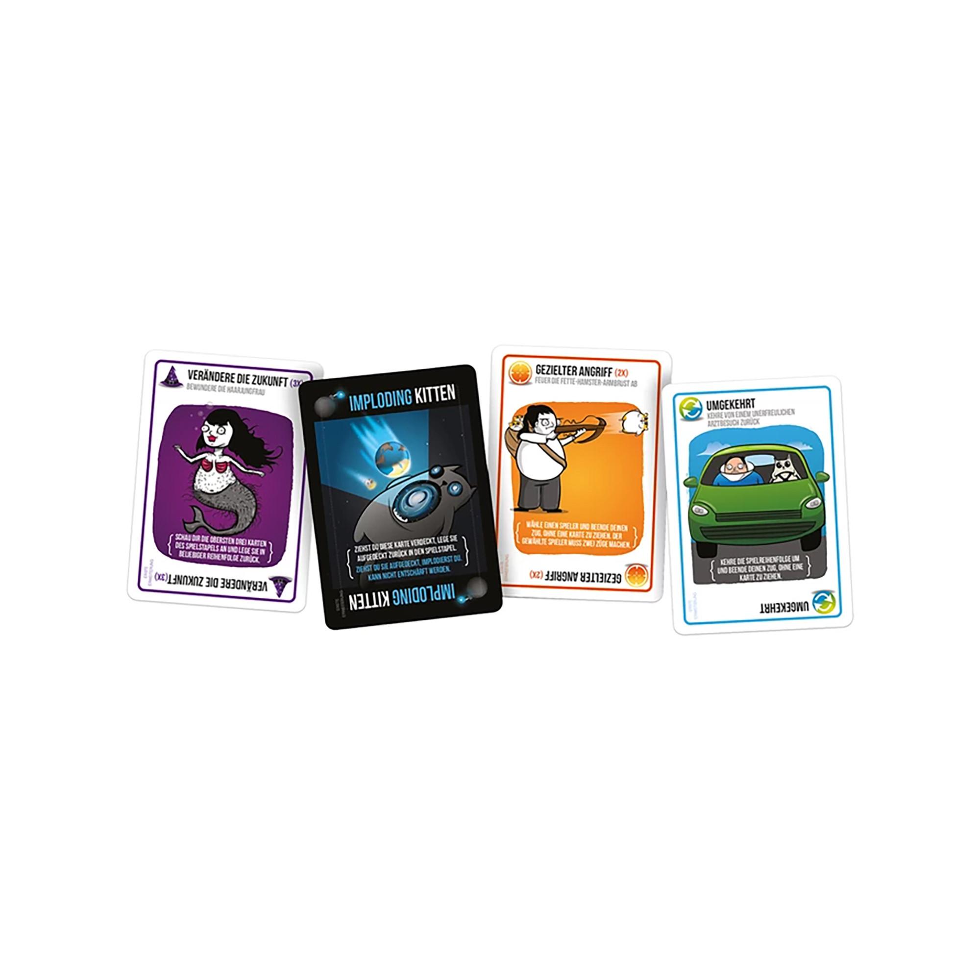 Asmodée Exploding Kittens, Deutsch