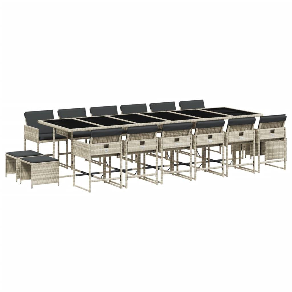 VidaXL Garten essgruppe poly-rattan