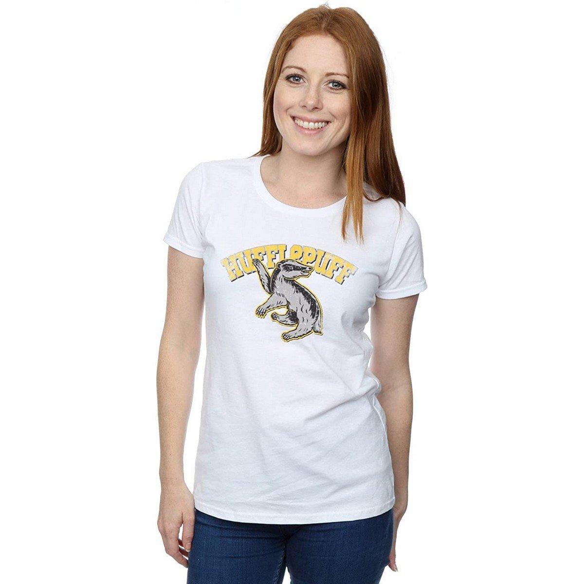 Harry Potter Hufflepuff Dachs Print T-Shirt