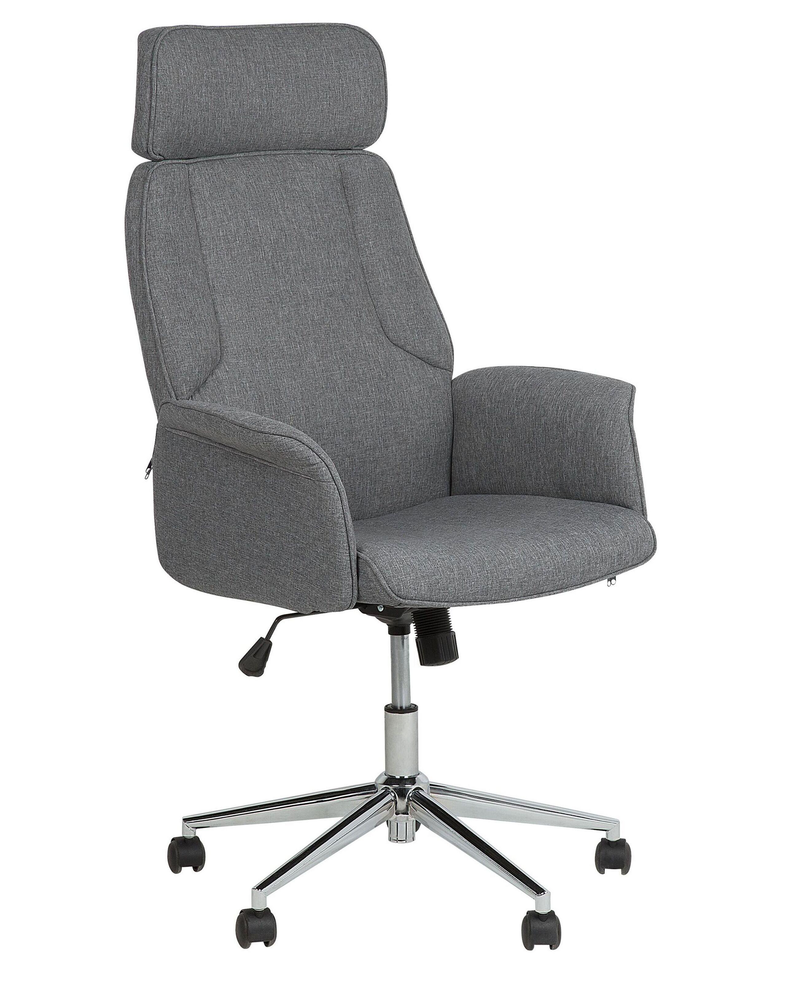 Beliani Bürostuhl aus Polyester Minimalistisch PILOT