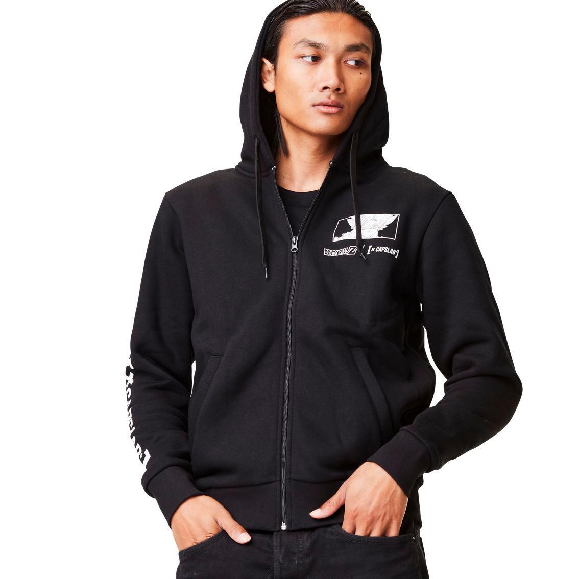 Capslab kapuzenpullover it reißverschluss dragon ball z goku