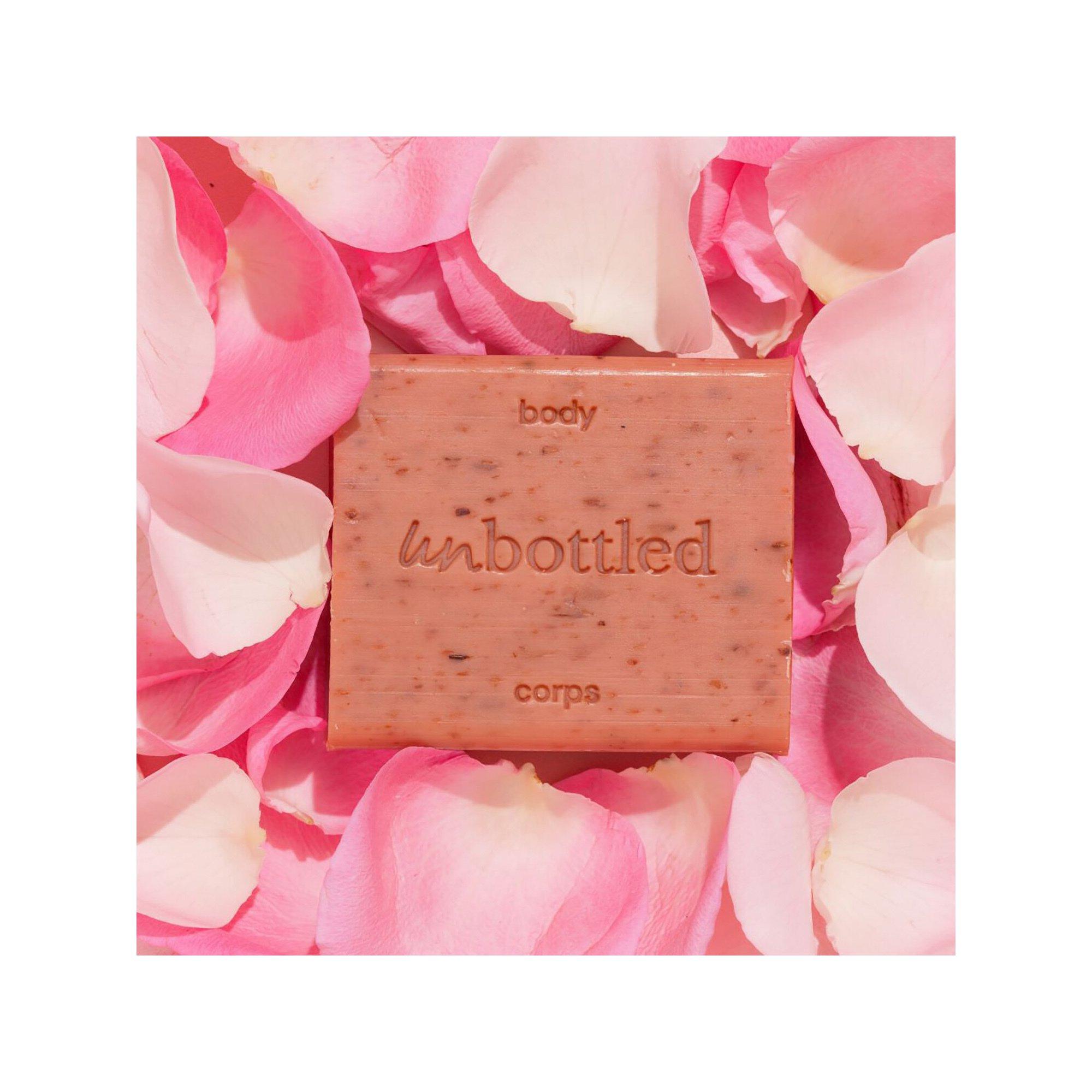 UNBOTTLED Duschgel ohne Flasche Rose & Karité - pH-neutrale Seife
