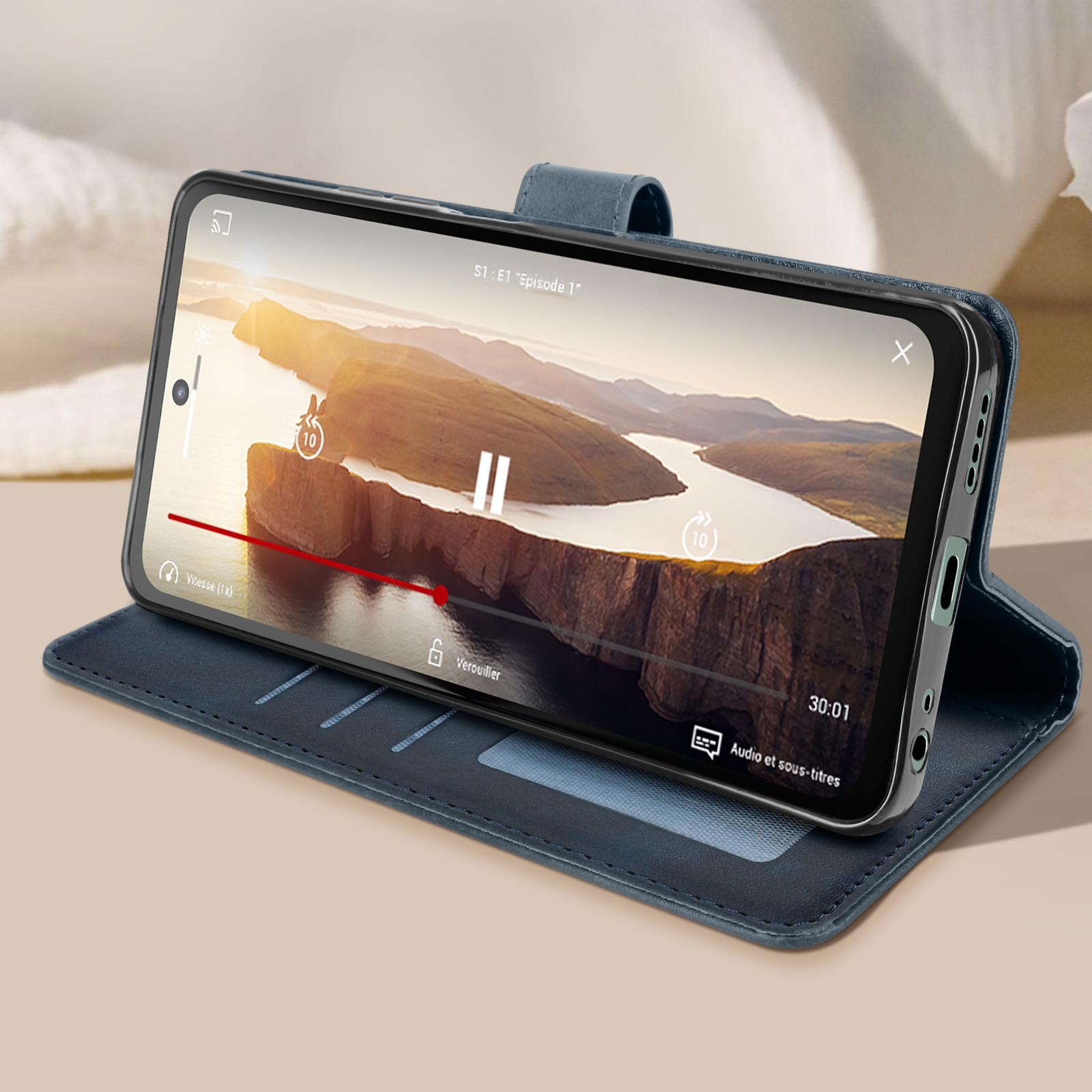 Avizar Klapphülle Realme C67 Dunkelblau