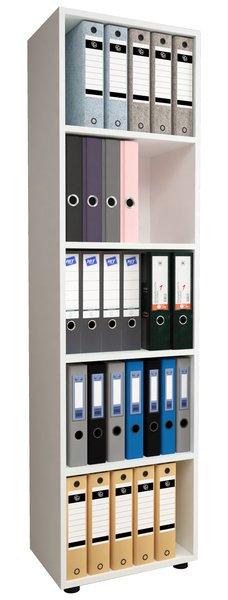 VCM Holz Büro Stand Regal Bücher Ordner Aktenregal Ordnerregal Bücherregal Ulas 5f