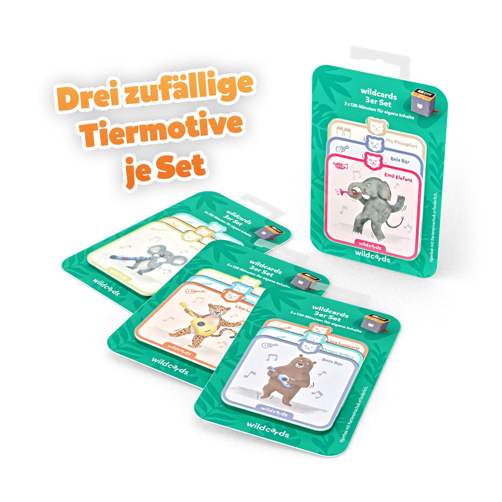 Tigermedia Wildcard Swiss Edition 3 Stück mit je 120 Minuten, Deutsch