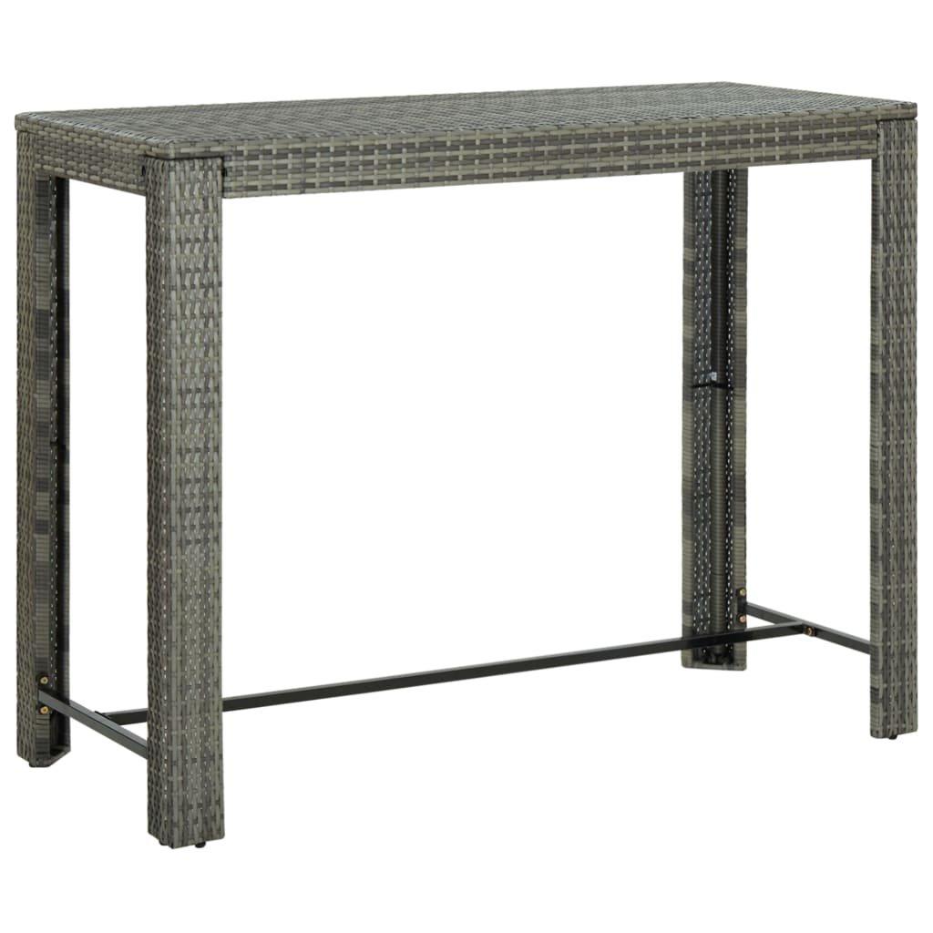 VidaXL Bartisch poly-rattan