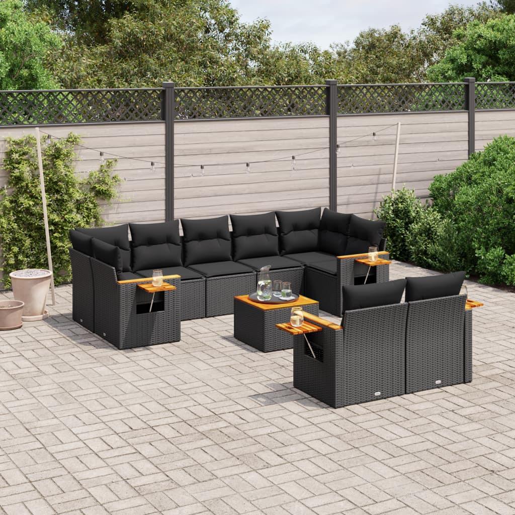 VidaXL Garten sofagarnitur poly-rattan