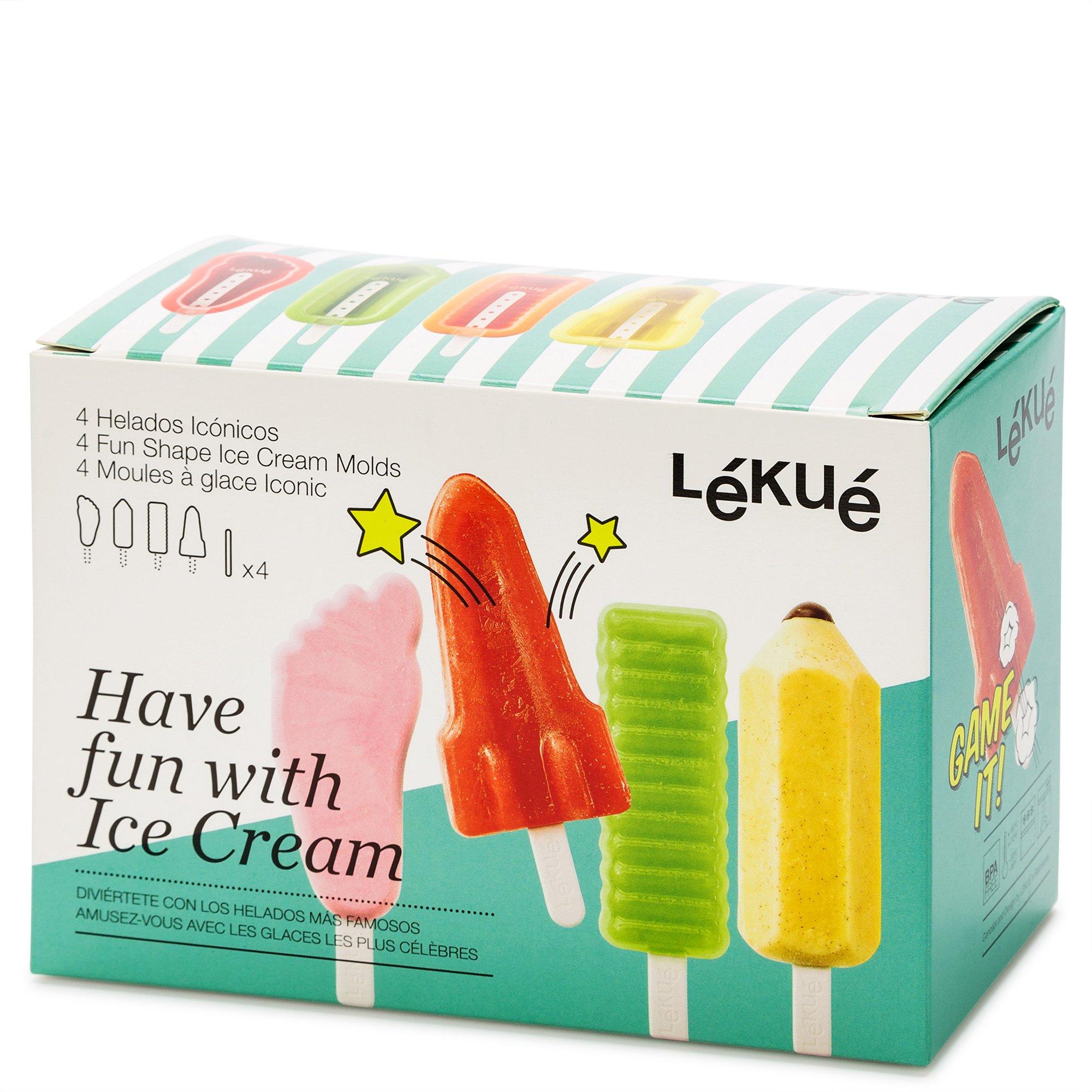 Lékué Eis am Stiel-Formen-Set Iconic