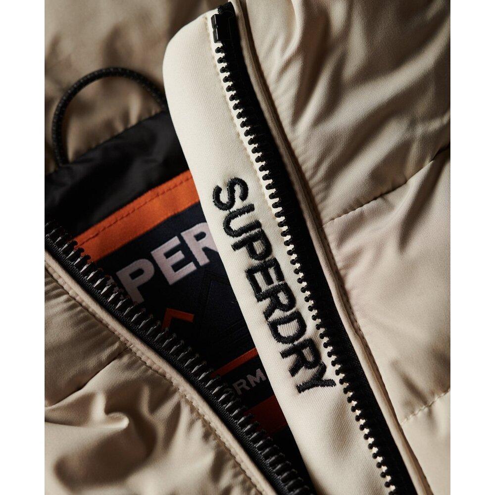 Superdry daunenjacke it kapuze, daen stor hybrid