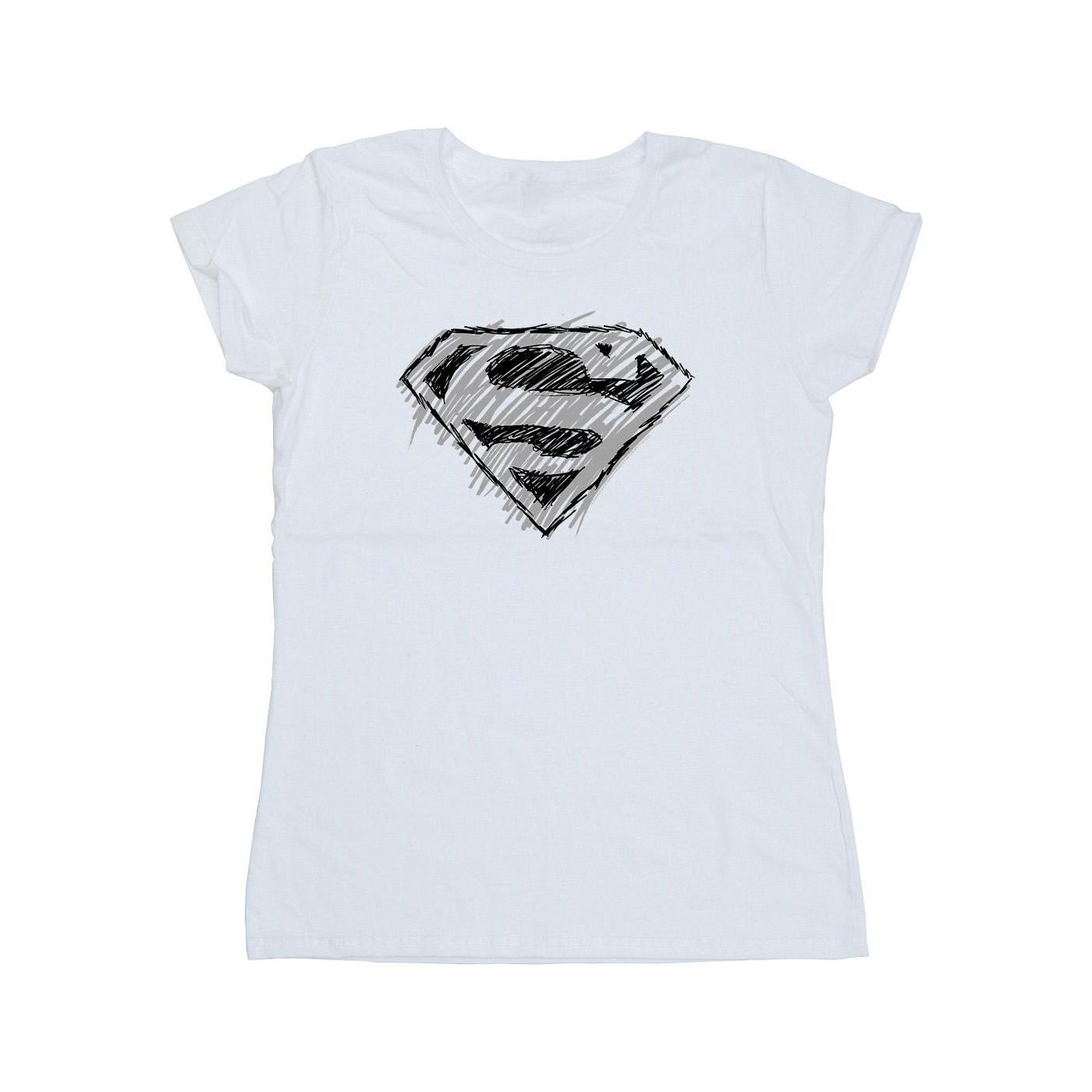 DC COMICS Superman Sketch Logo T-Shirt