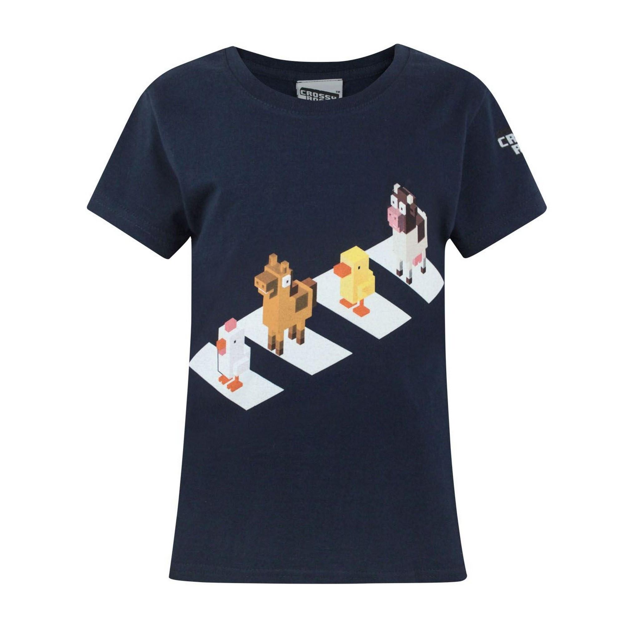 Vanilla Underground Crossy Road Official Character Crossing Kurzarm TShirt