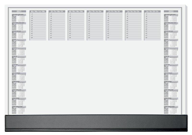 Sigel SIGEL Schreibunterlage Office Kal. HO365 D/E/F/NL 40 Blatt 59,5x41cm