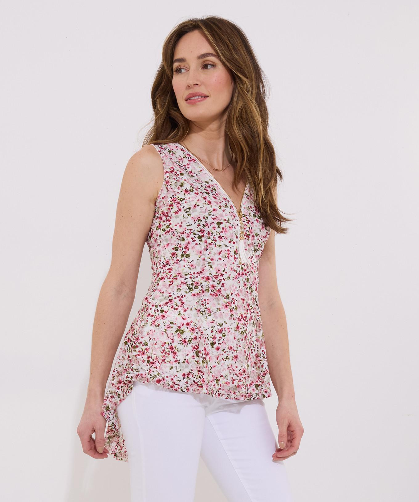 Joe Browns Florale Spitze V-Ausschnitt Top
