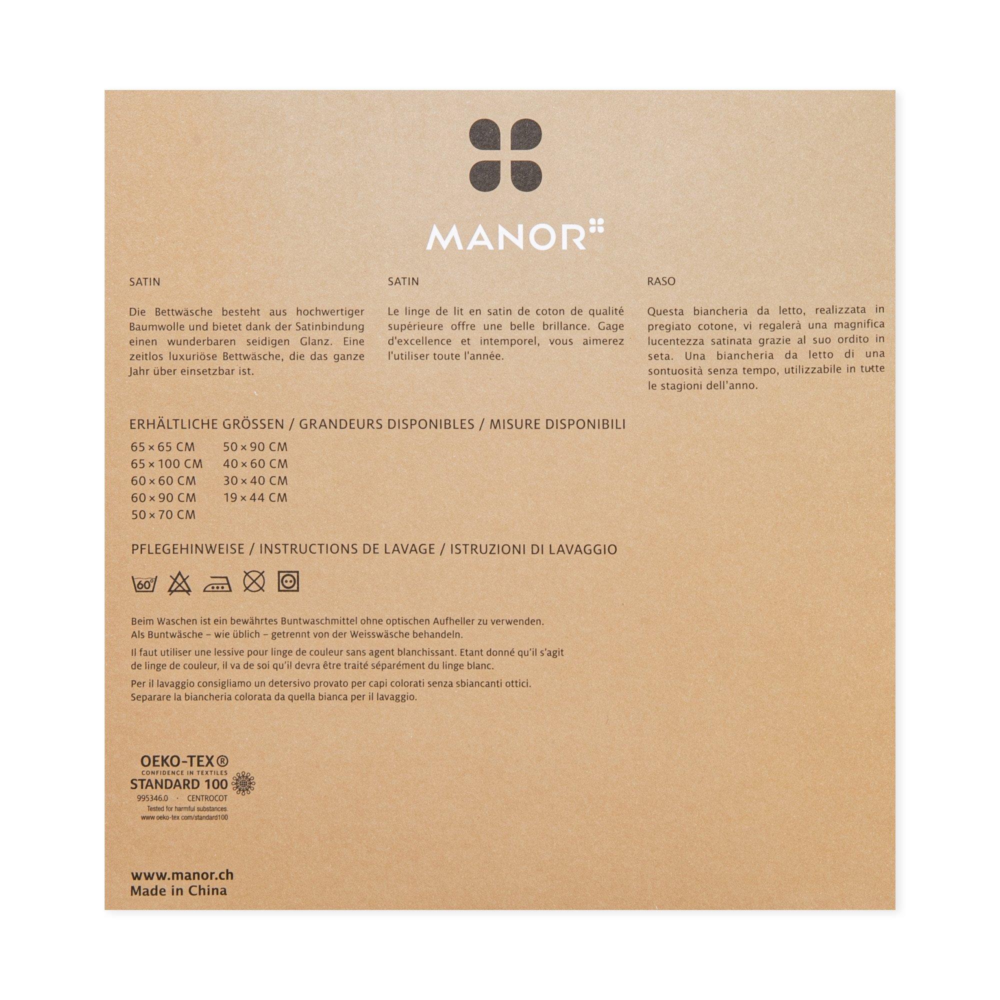 Manor Nackenrollenbezug Sateen Luxe