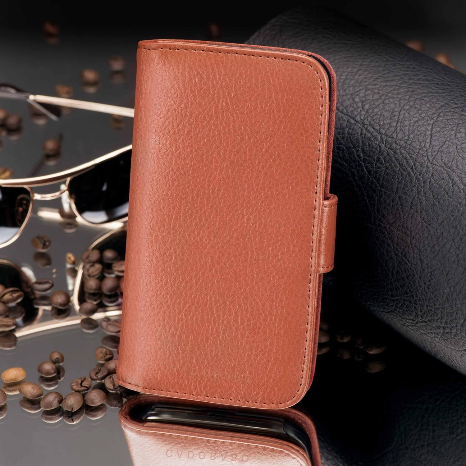 Cadorabo Hülle für Apple iPhone 13 PRO Magnetverschluss, 3 Kartenfächern