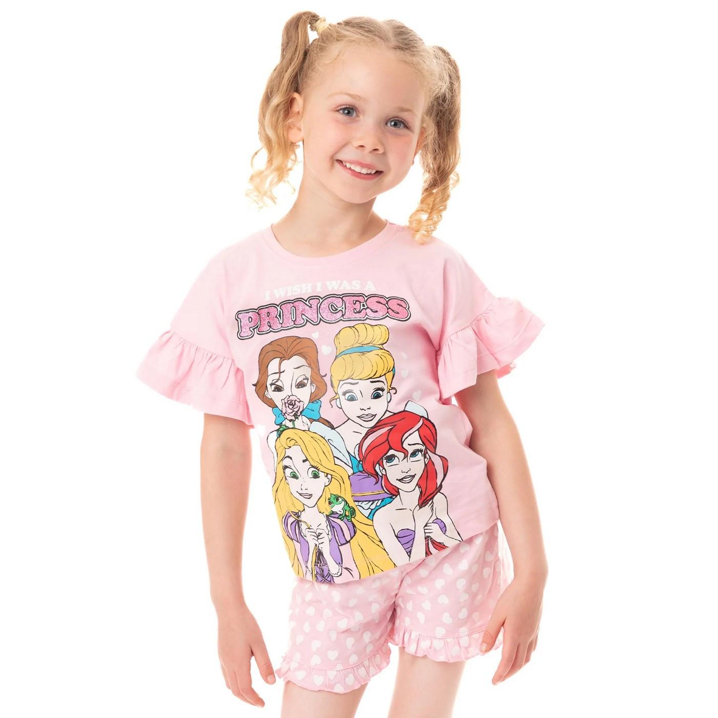 Disney PRINCESS Schlafanzug mit Shorts