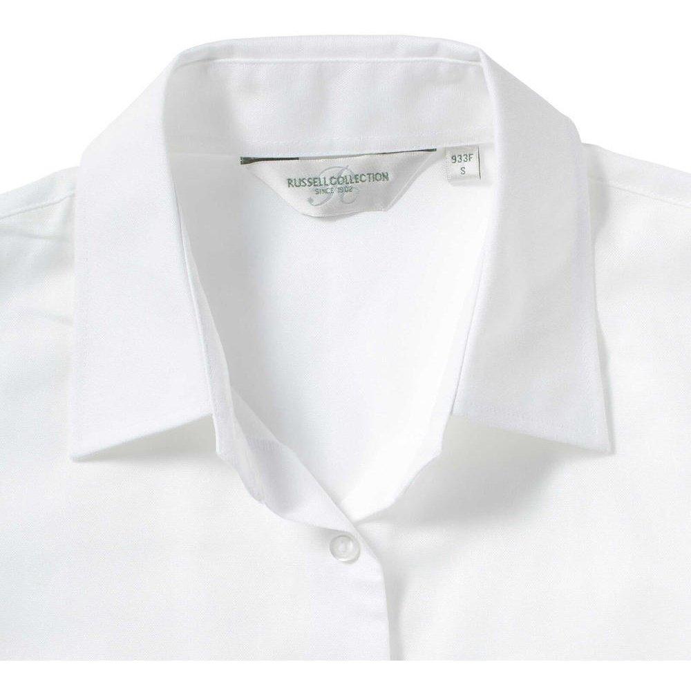Russell Easy Care Oxford Kurzarm Bluse