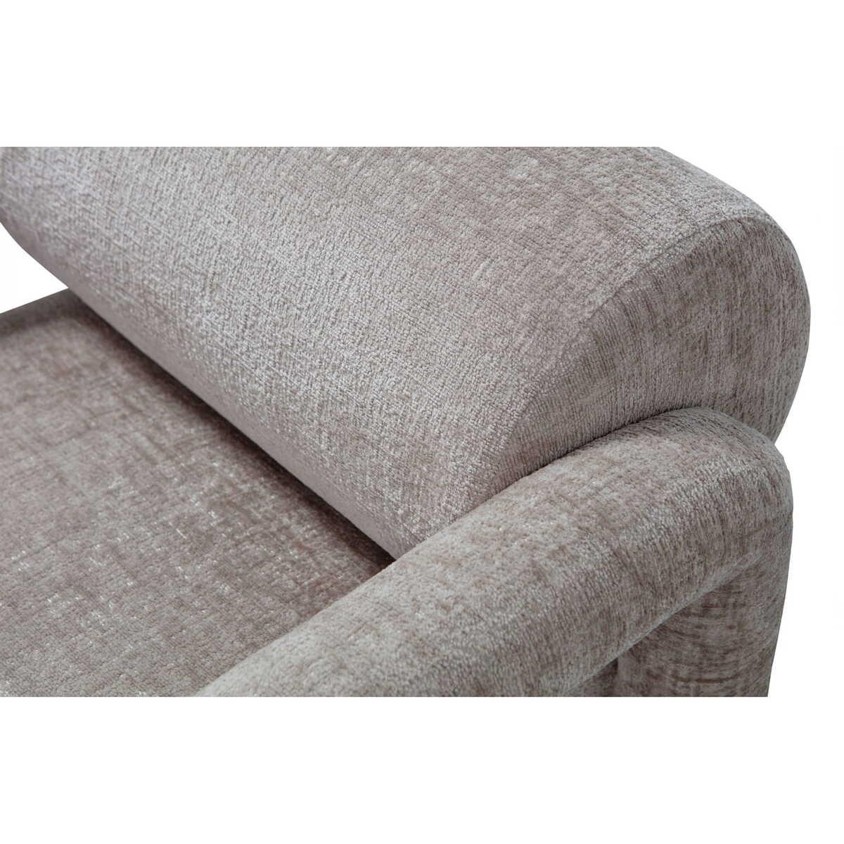 mutoni Sessel Lenny Chunky Velvet sand